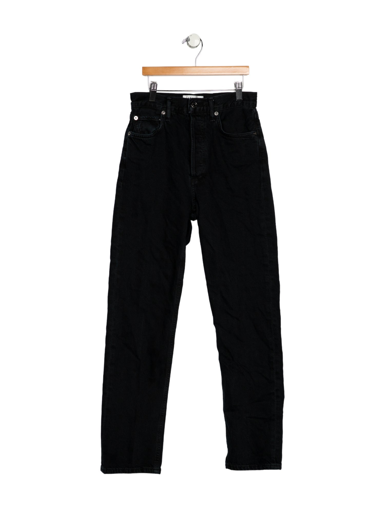 AGOLDE Mid-Rise Straight Leg Jeans
