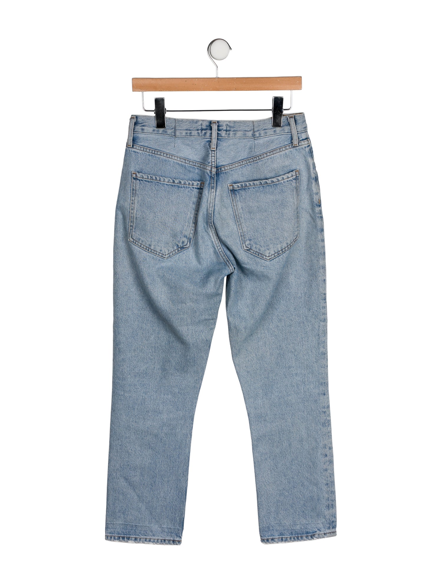 AGOLDE High-Rise Straight Leg Jeans