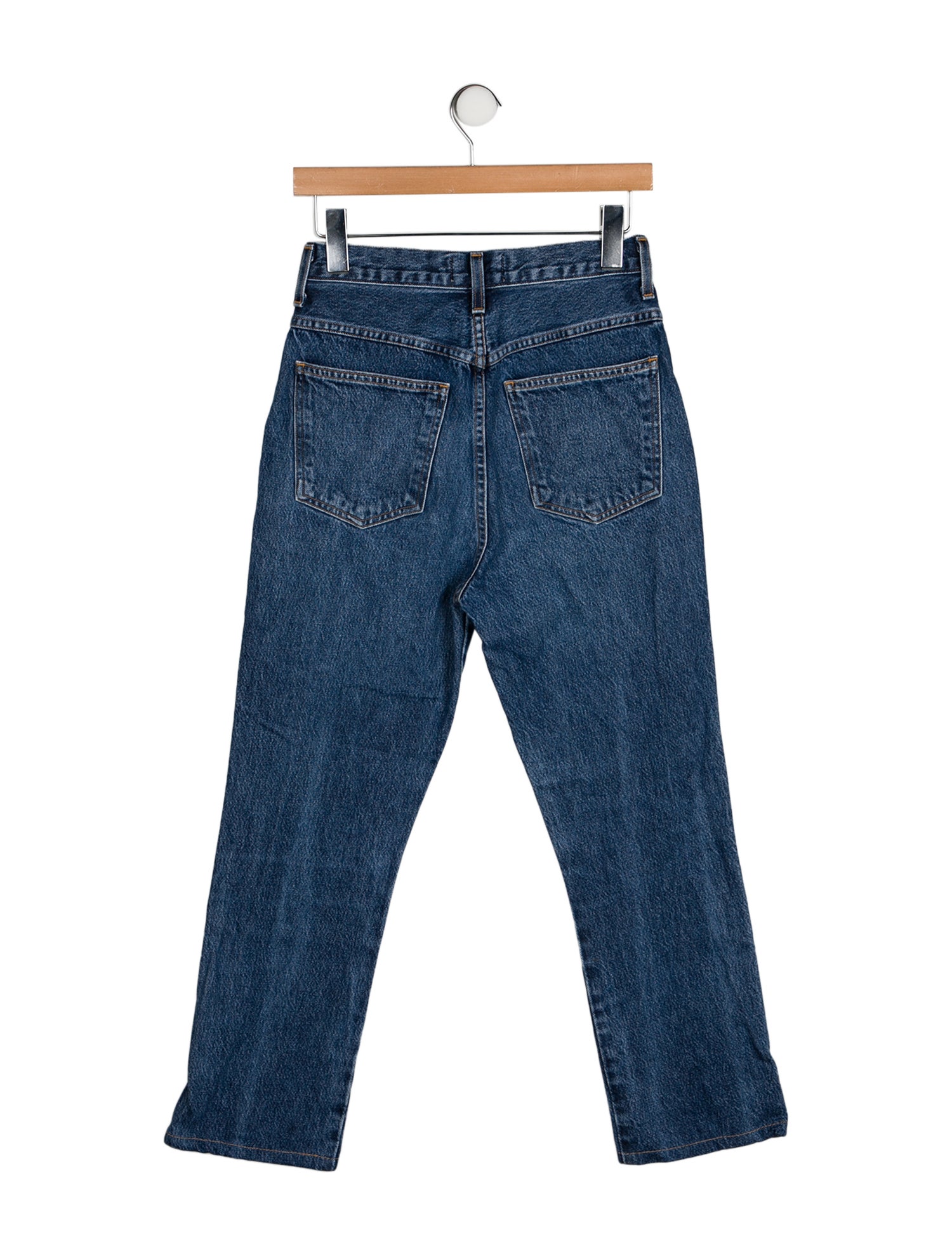 AGOLDE High-Rise Straight Leg Jeans