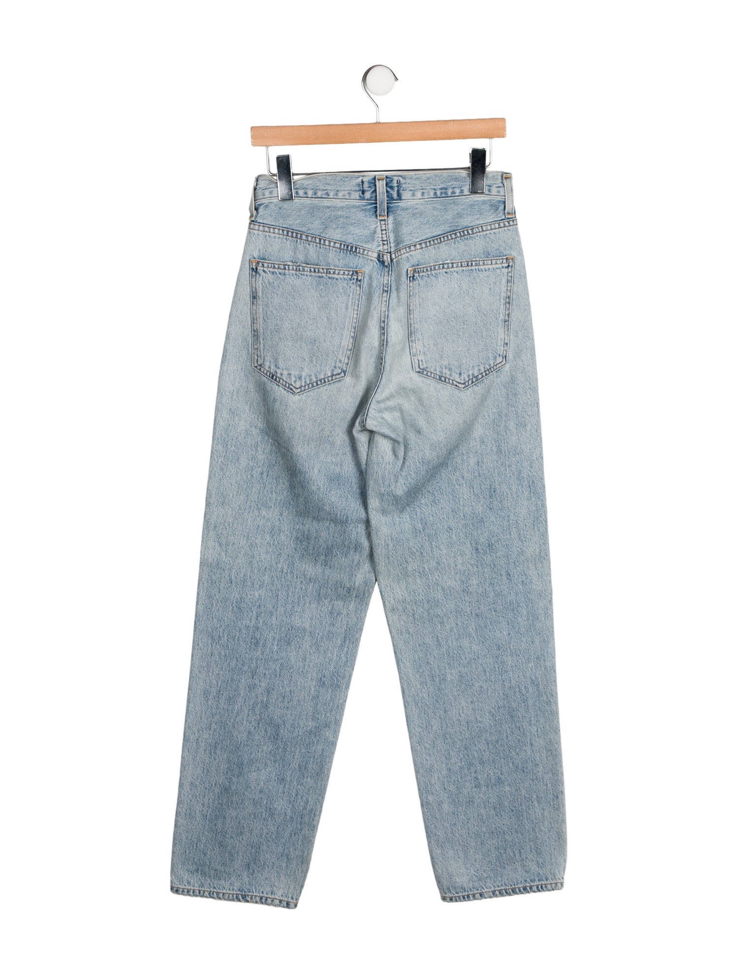 AGOLDE High-Rise Straight Leg Jeans