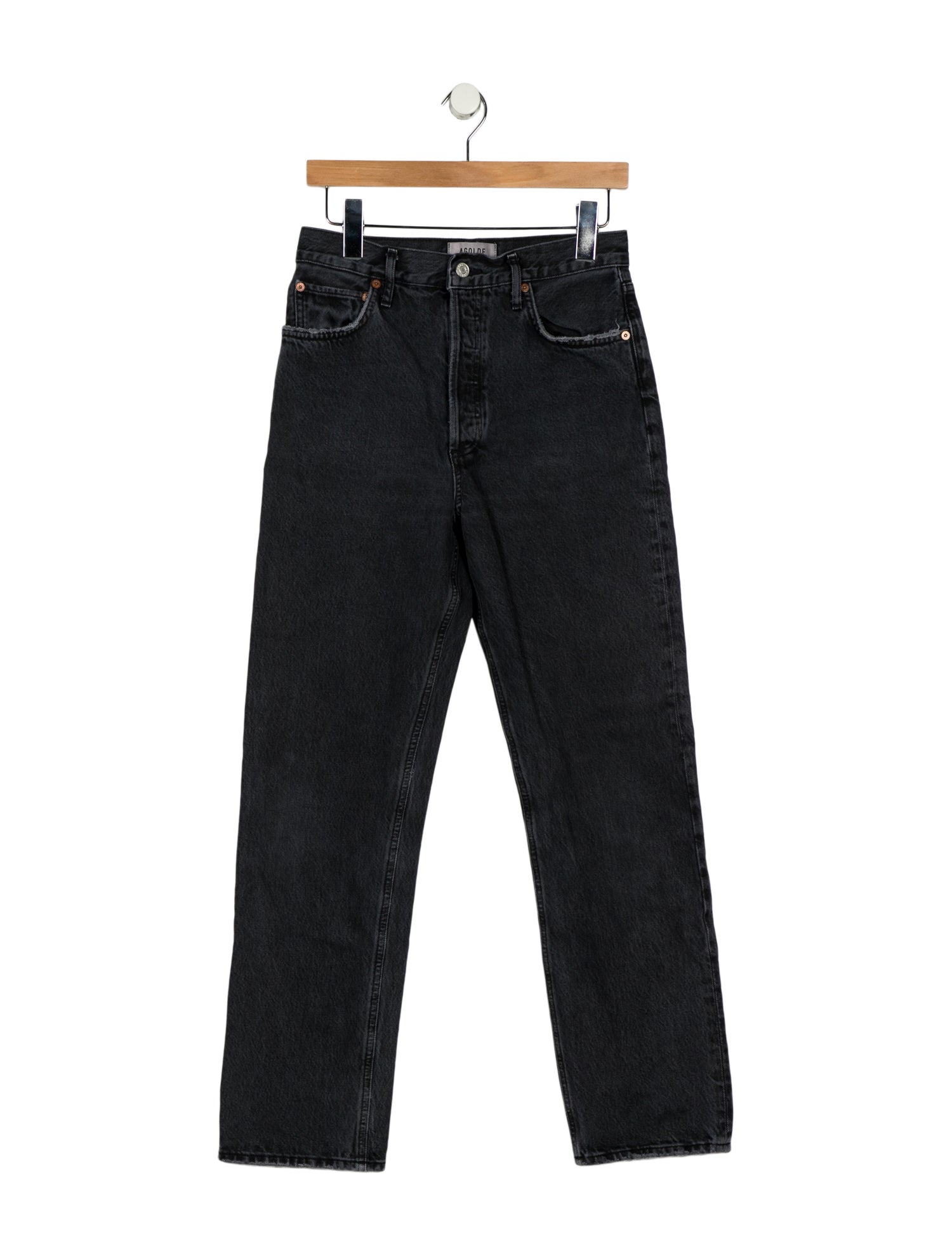 AGOLDE High-Rise Straight Leg Jeans