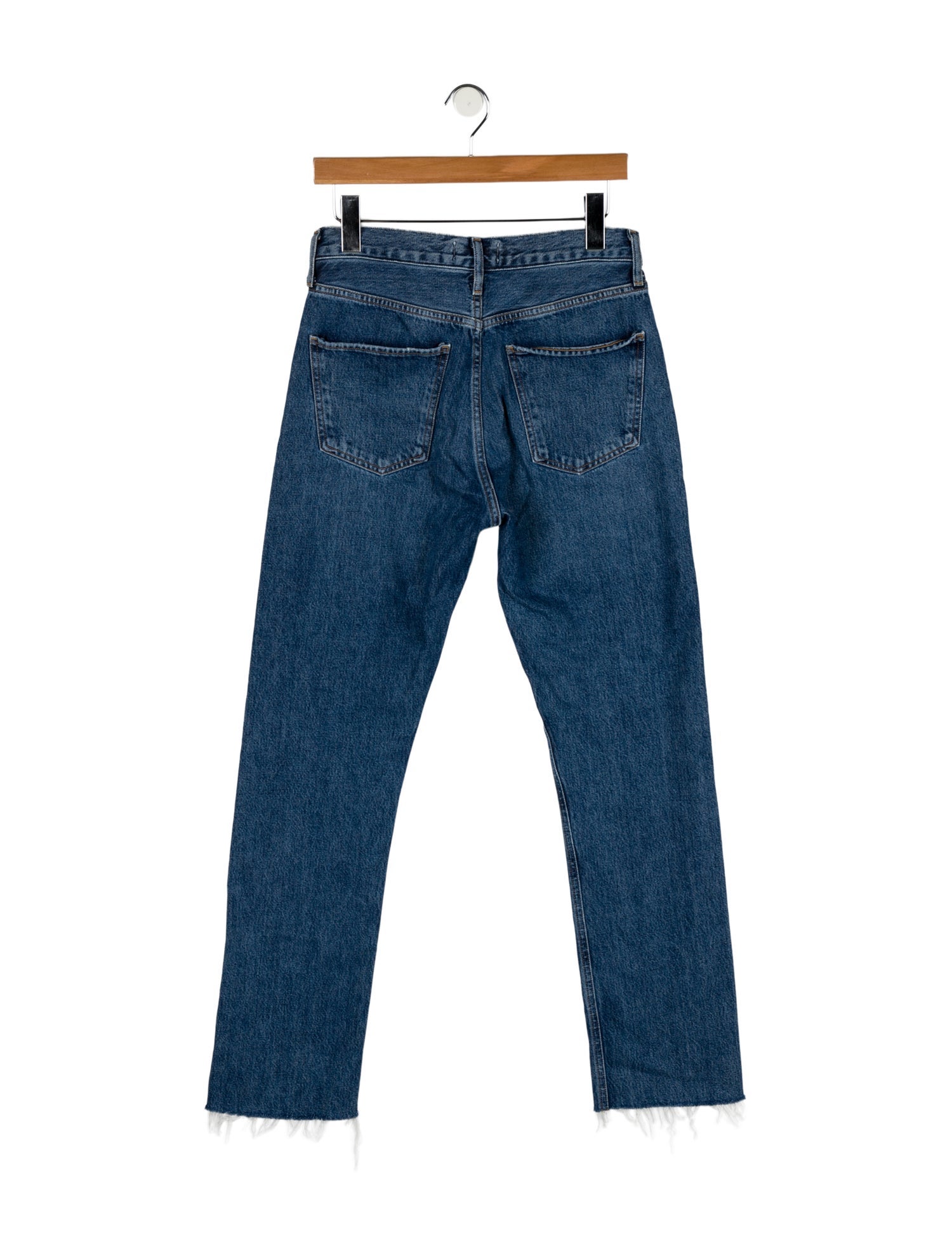 AGOLDE Mid-Rise Straight Leg Jeans
