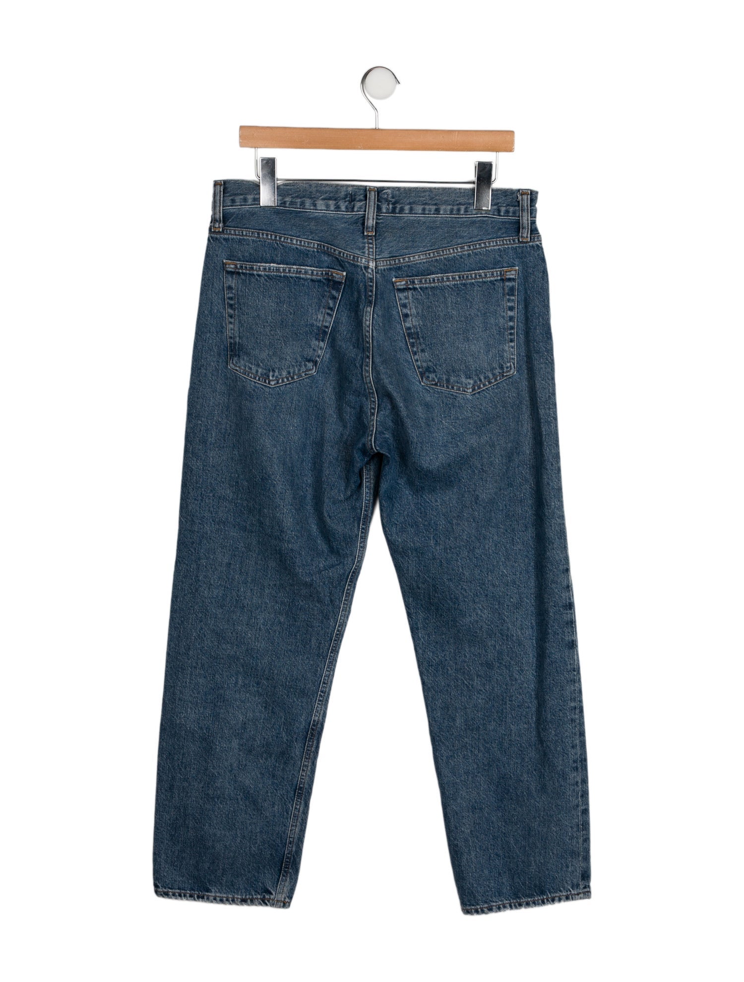 AGOLDE High-Rise Straight Leg Jeans