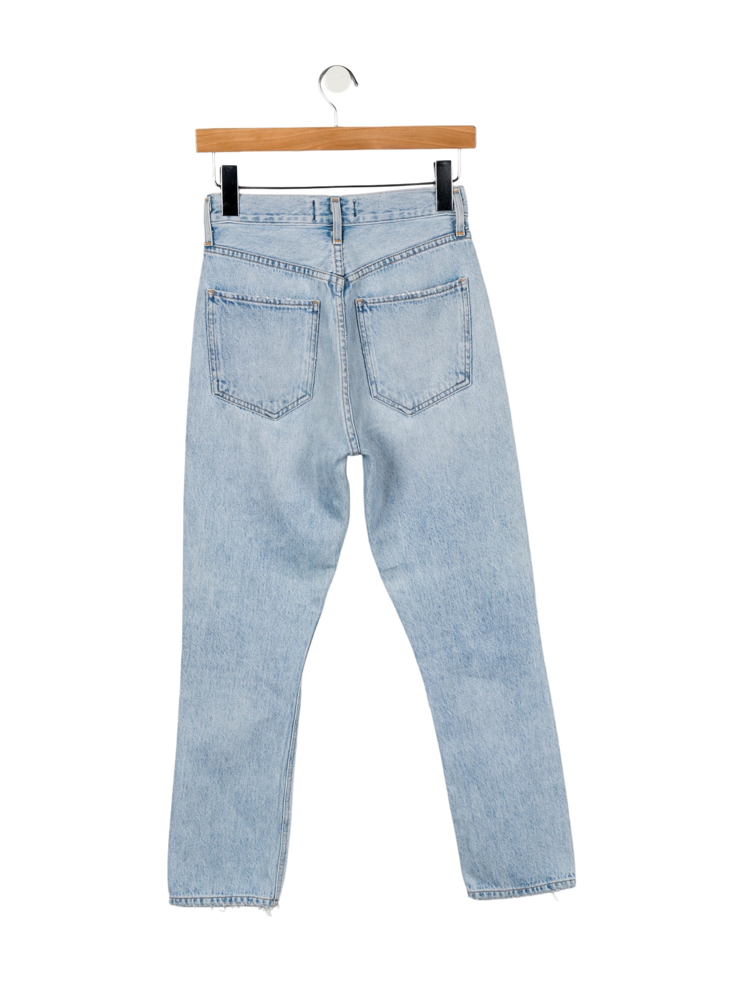 AGOLDE Mid-Rise Straight Leg Jeans