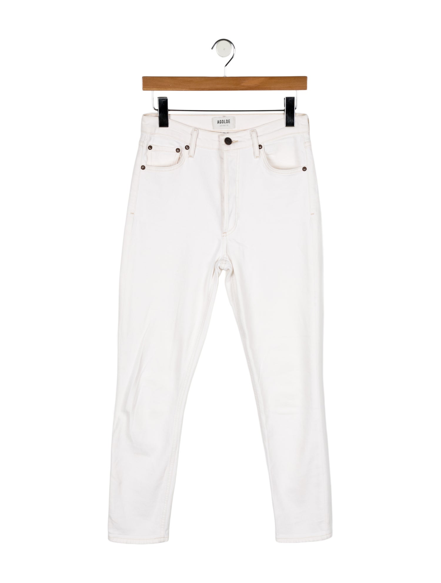 AGOLDE Mid-Rise Straight Leg Jeans