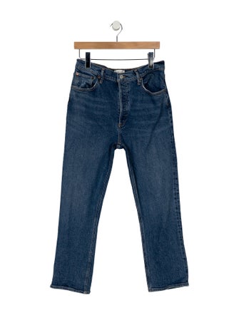 AGOLDE High-Rise Straight Leg Jeans