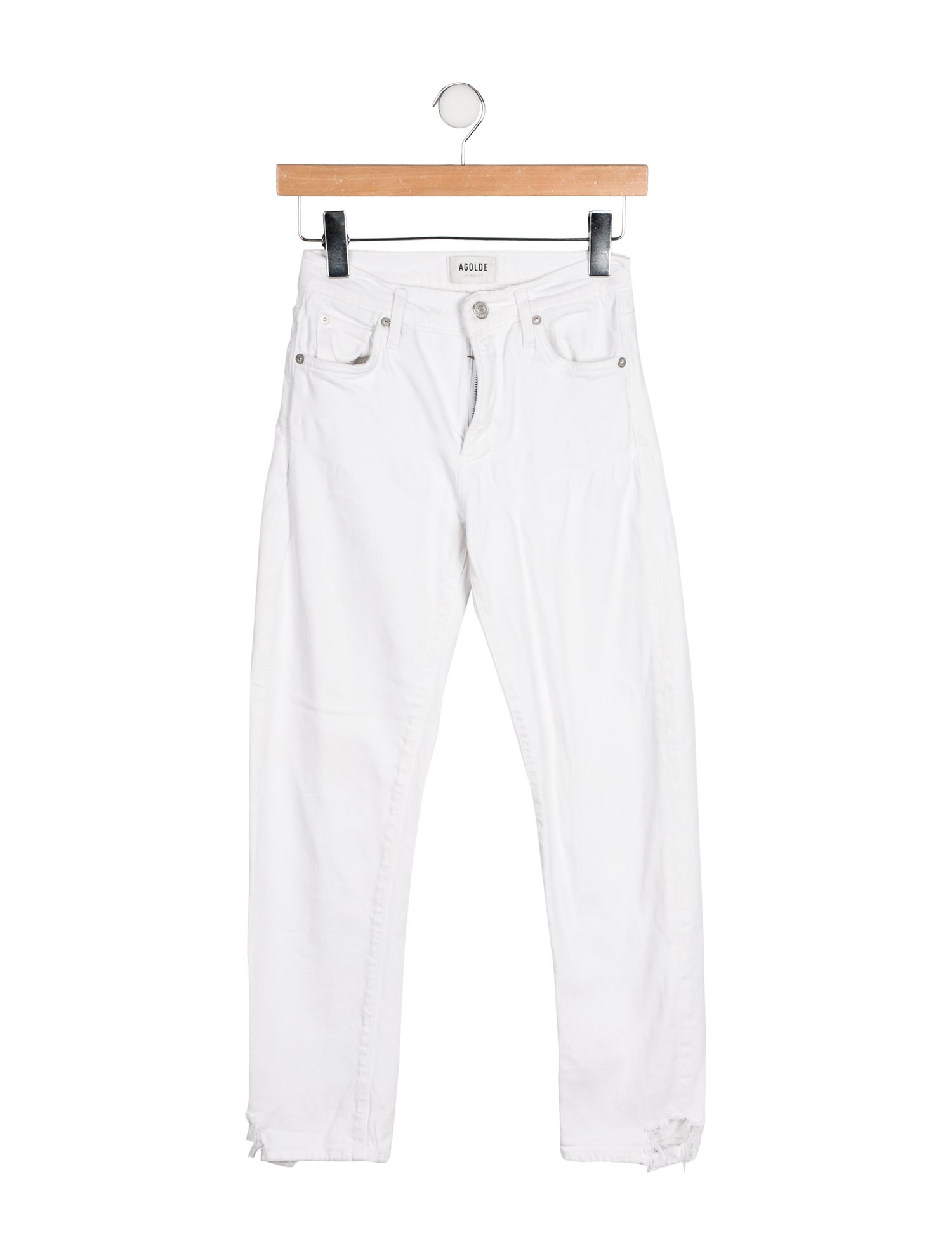 AGOLDE Mid-Rise Skinny Leg Jeans