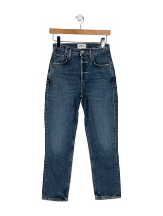 AGOLDE Mid-Rise Straight Leg Jeans