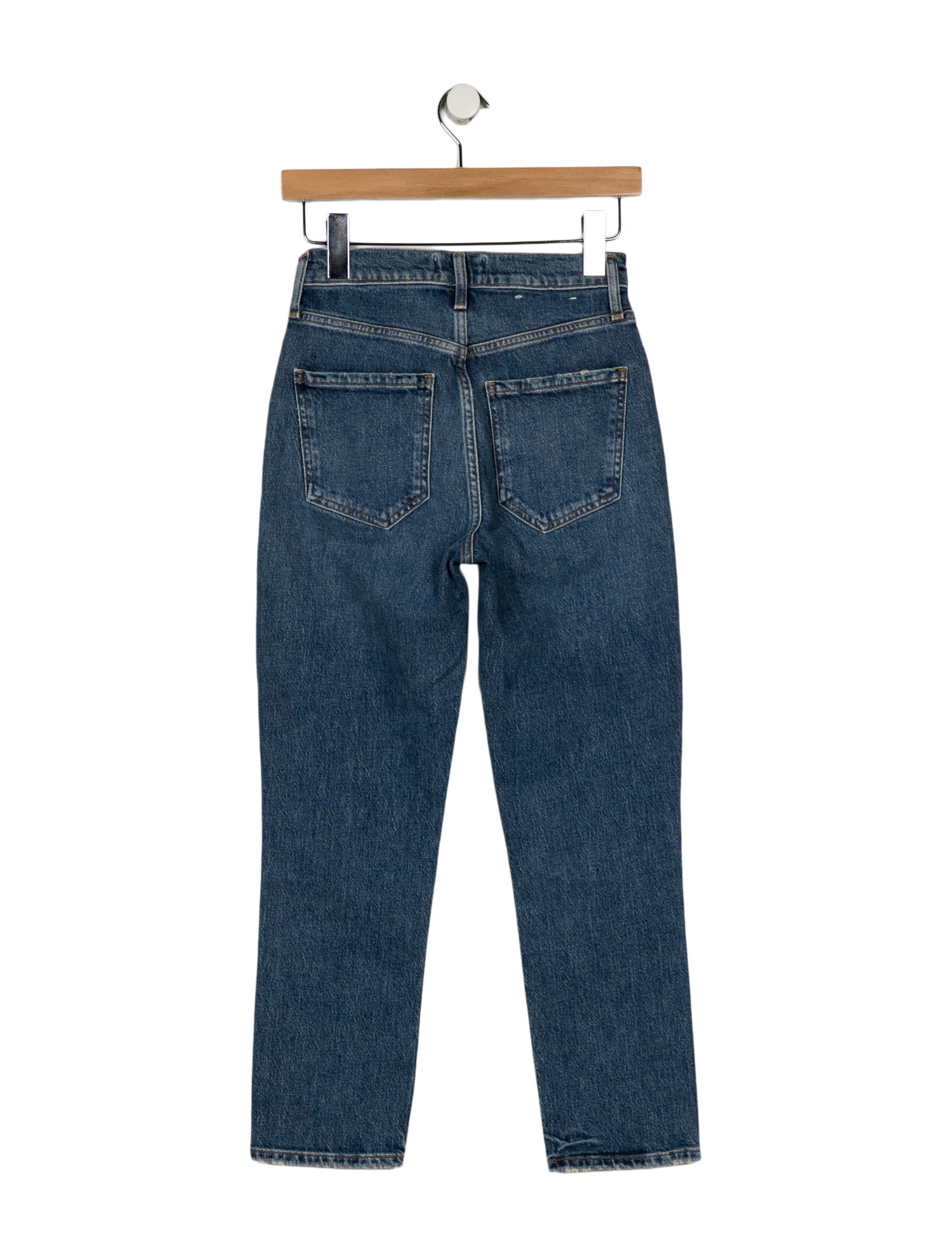 AGOLDE Mid-Rise Straight Leg Jeans