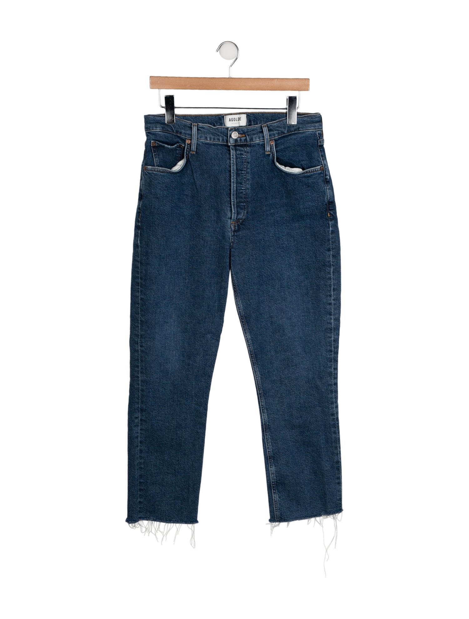 AGOLDE High-Rise Straight Leg Jeans