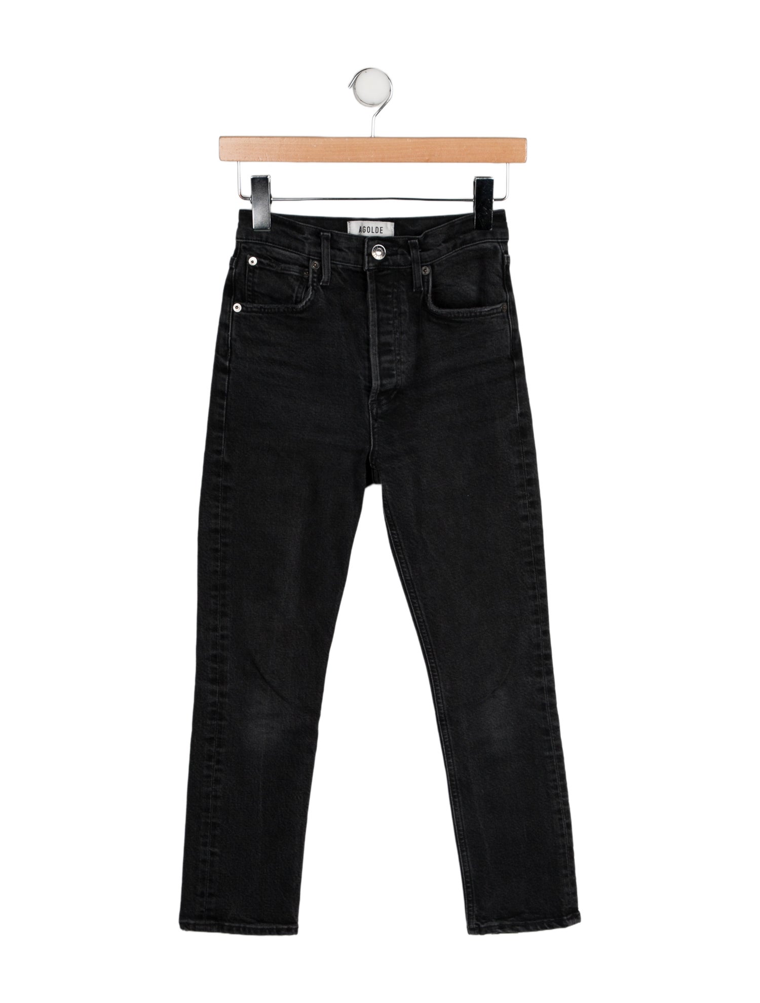 AGOLDE Mid-Rise Skinny Leg Jeans