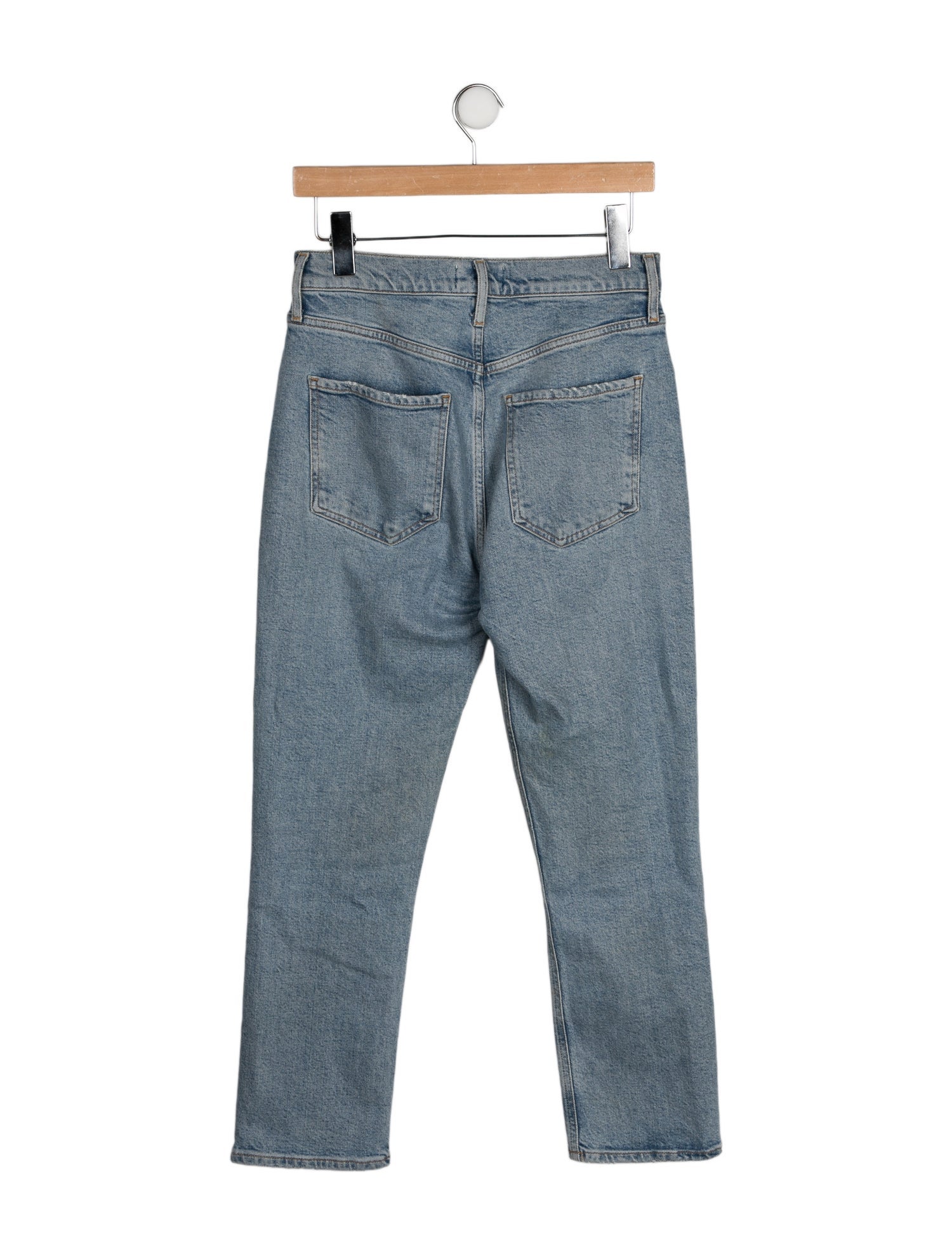 AGOLDE High-Rise Straight Leg Jeans
