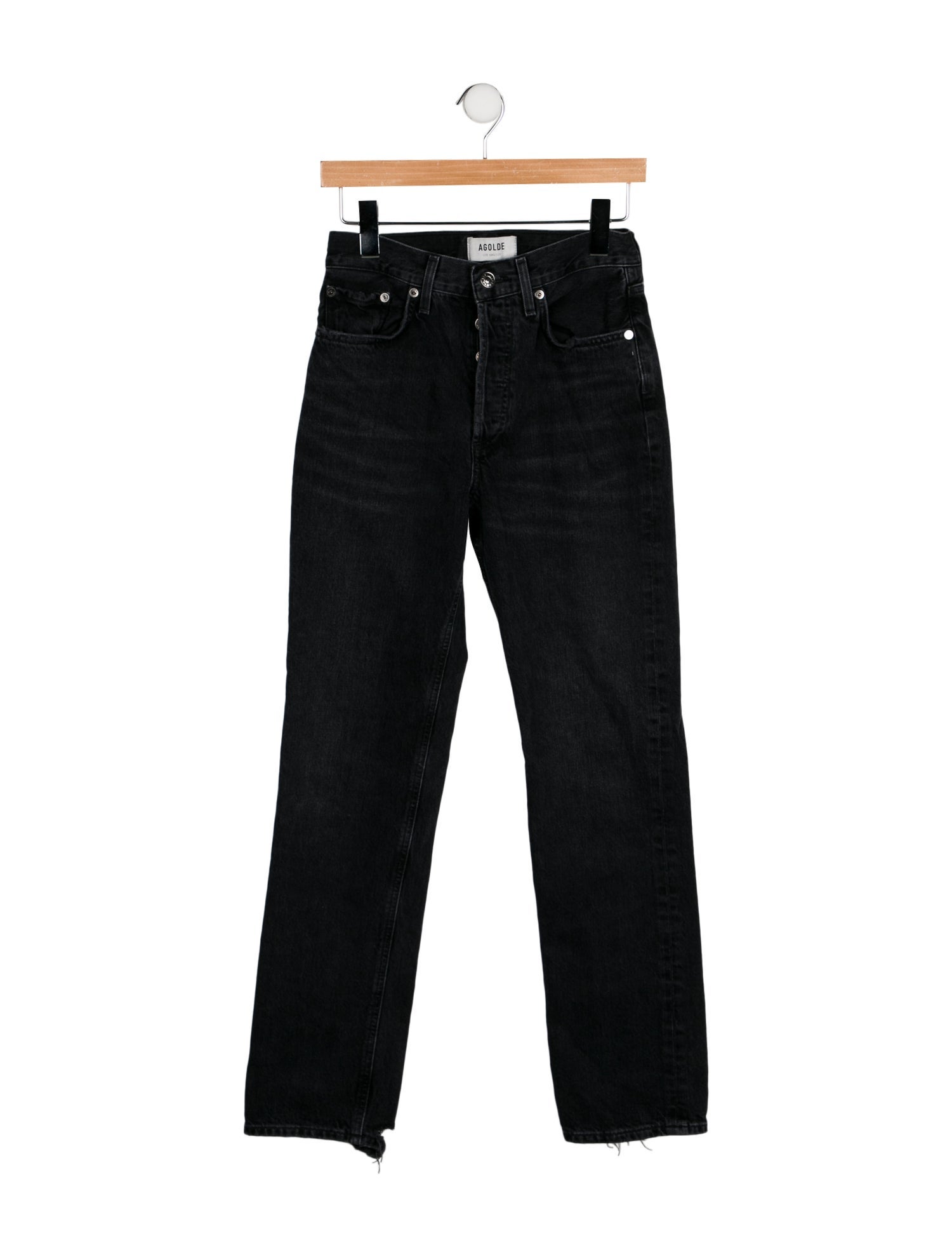 AGOLDE High-Rise Straight Leg Jeans