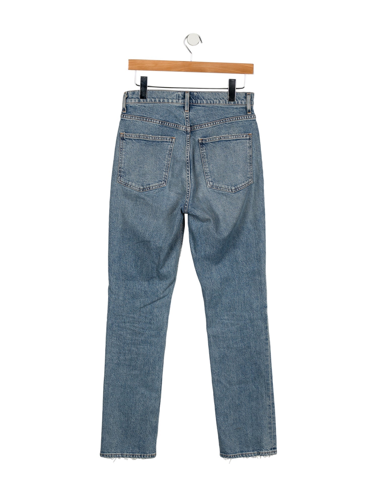 AGOLDE High-Rise Straight Leg Jeans