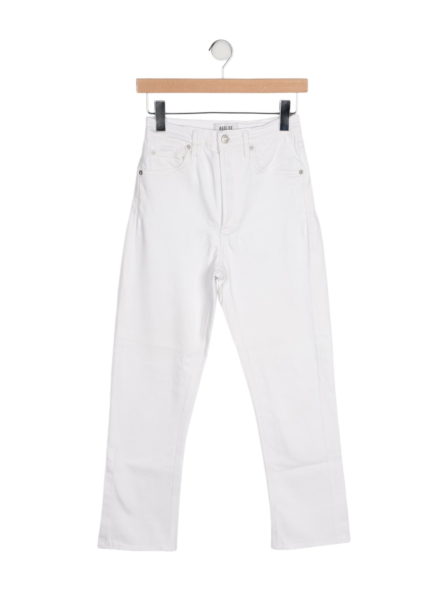 AGOLDE High-Rise Straight Leg Jeans