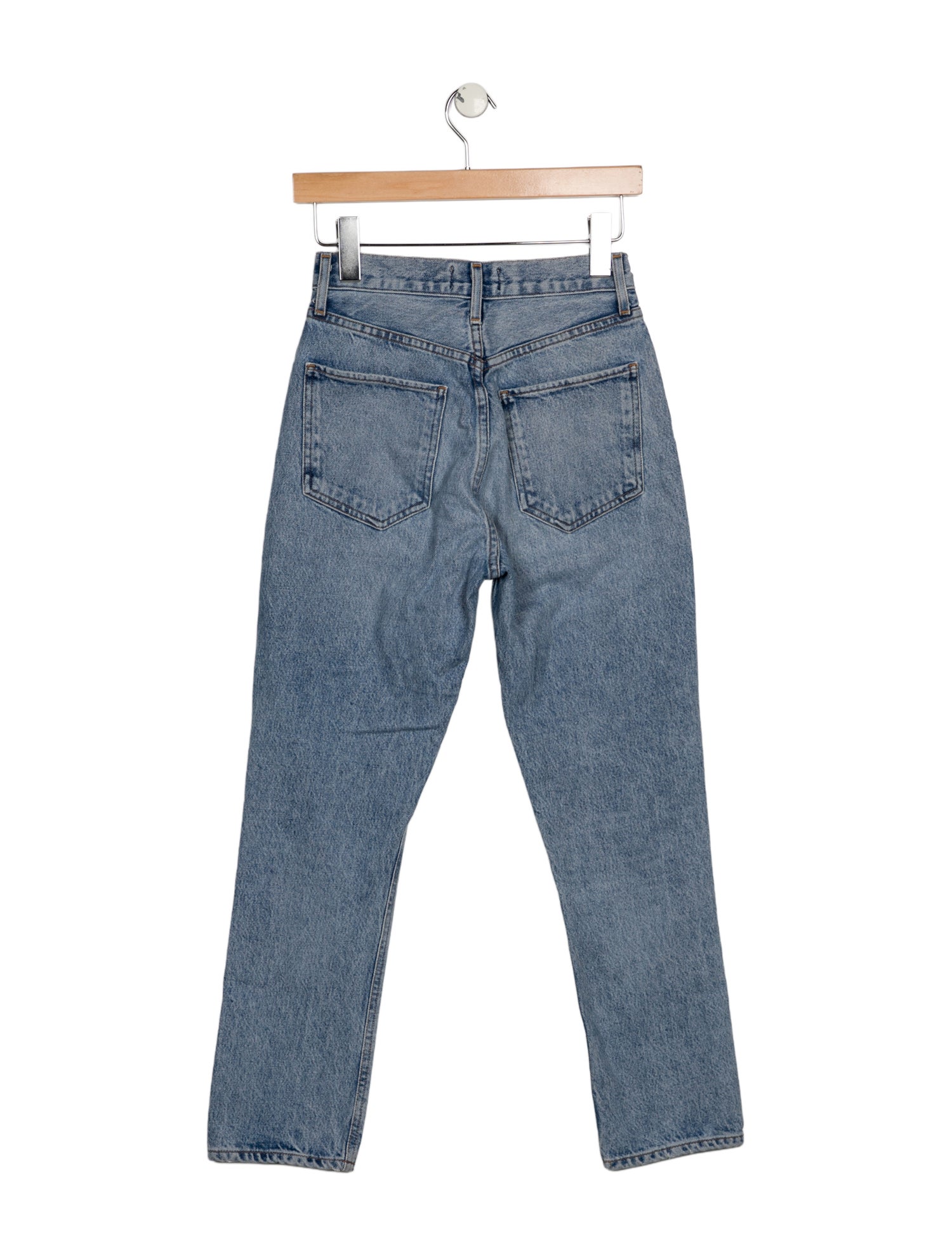 AGOLDE High-Rise Straight Leg Jeans
