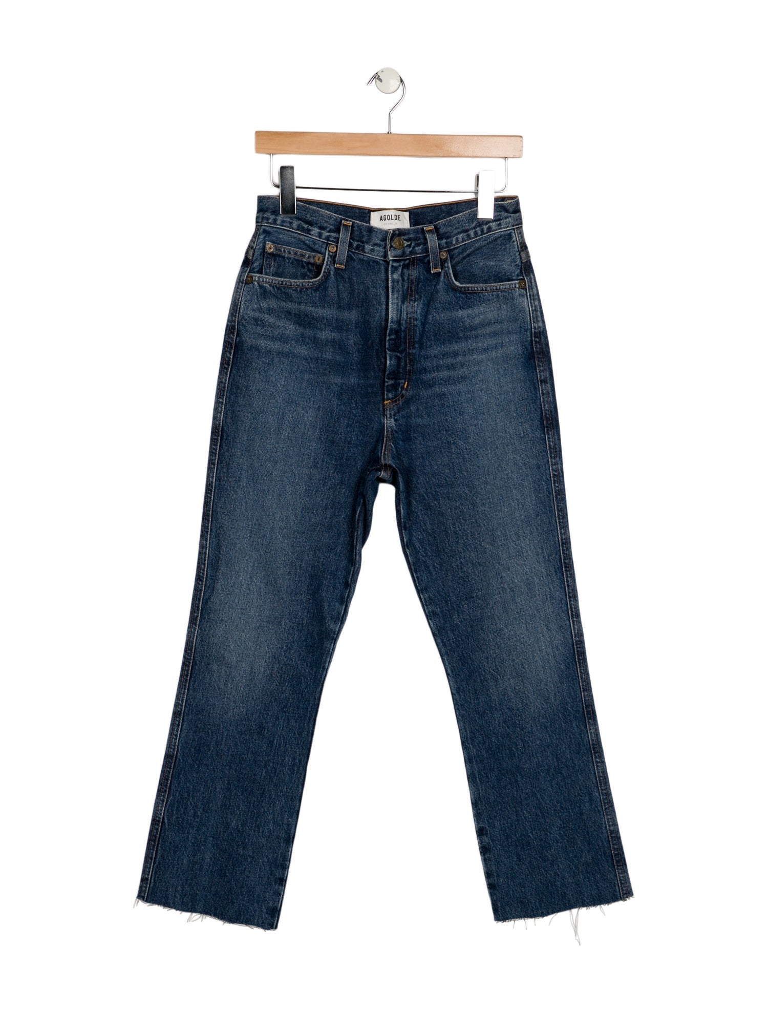 AGOLDE High-Rise Straight Leg Jeans