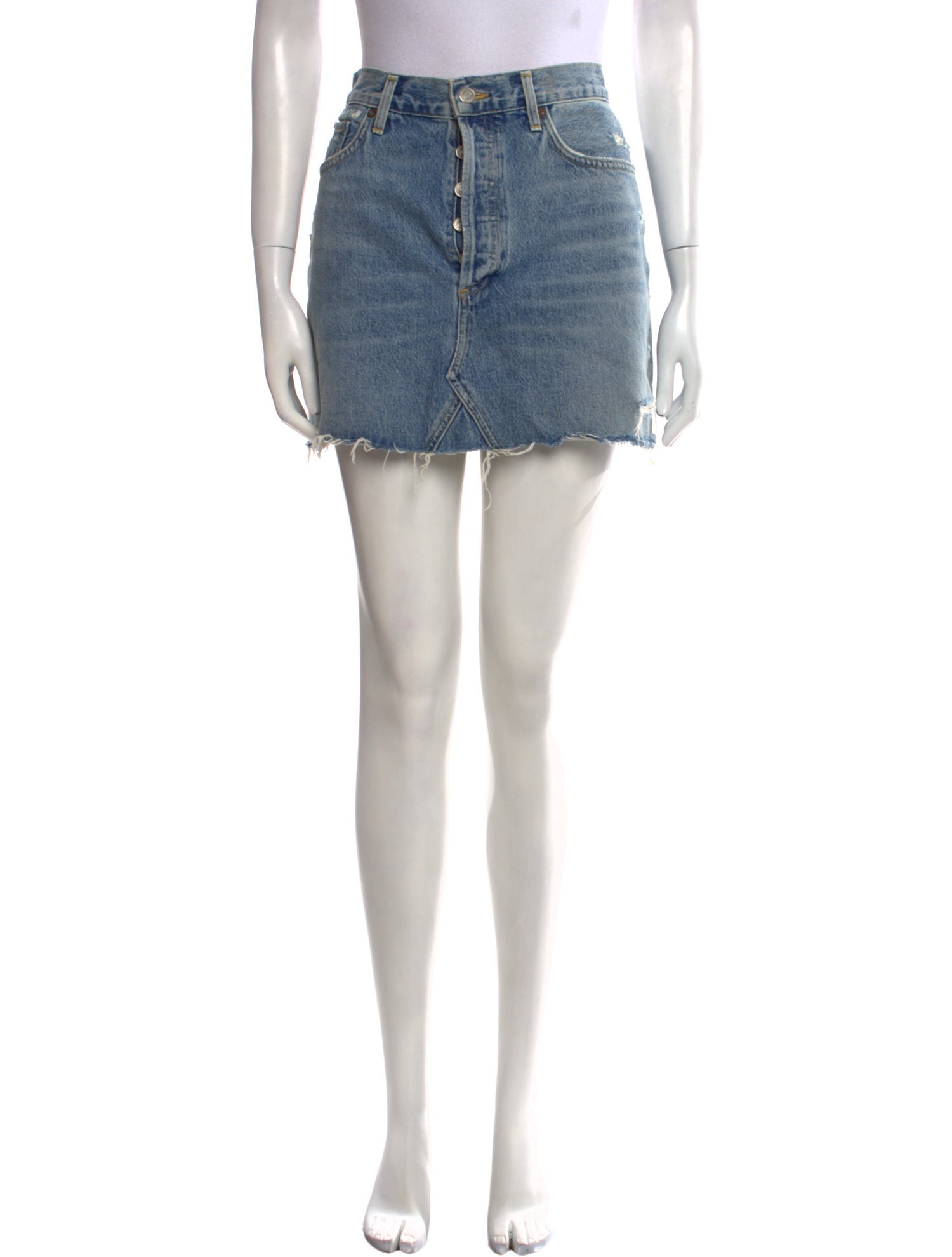 スカート AGOLDE Woman Skirt Blue A91111141 PRACTICE AGOLDE Della Skirt in Practice | Tula's Online Boutique