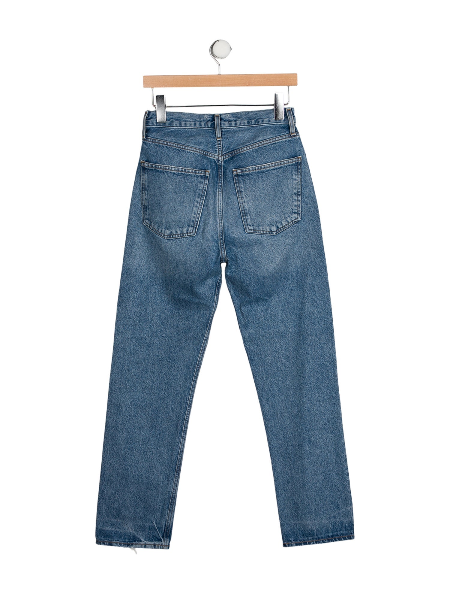AGOLDE High-Rise Straight Leg Jeans
