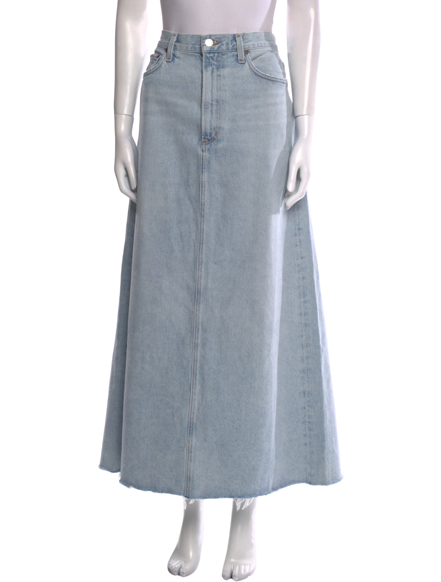 AGOLDE Distressed Accents Midi Length Skirt w/ Tags