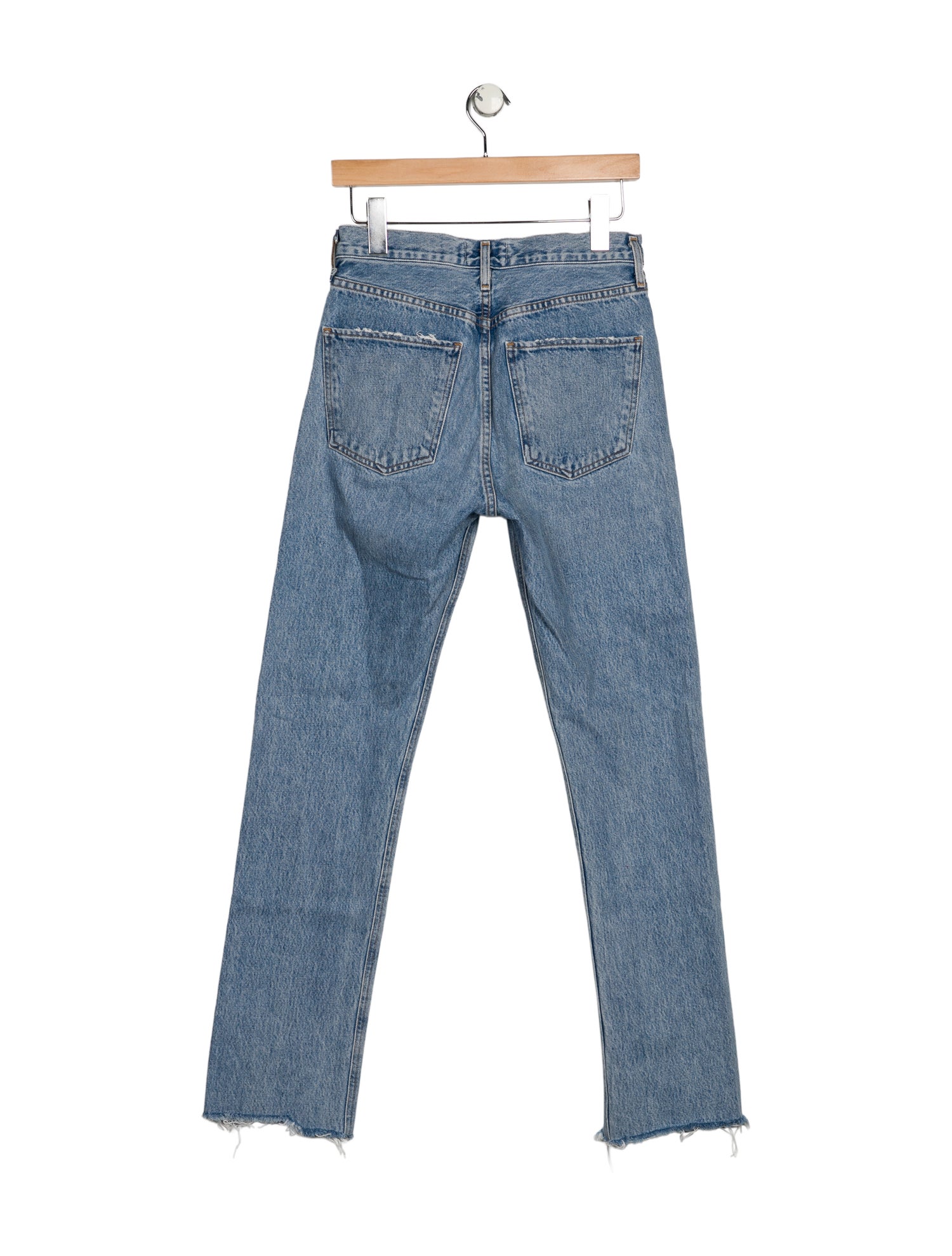 AGOLDE High-Rise Straight Leg Jeans