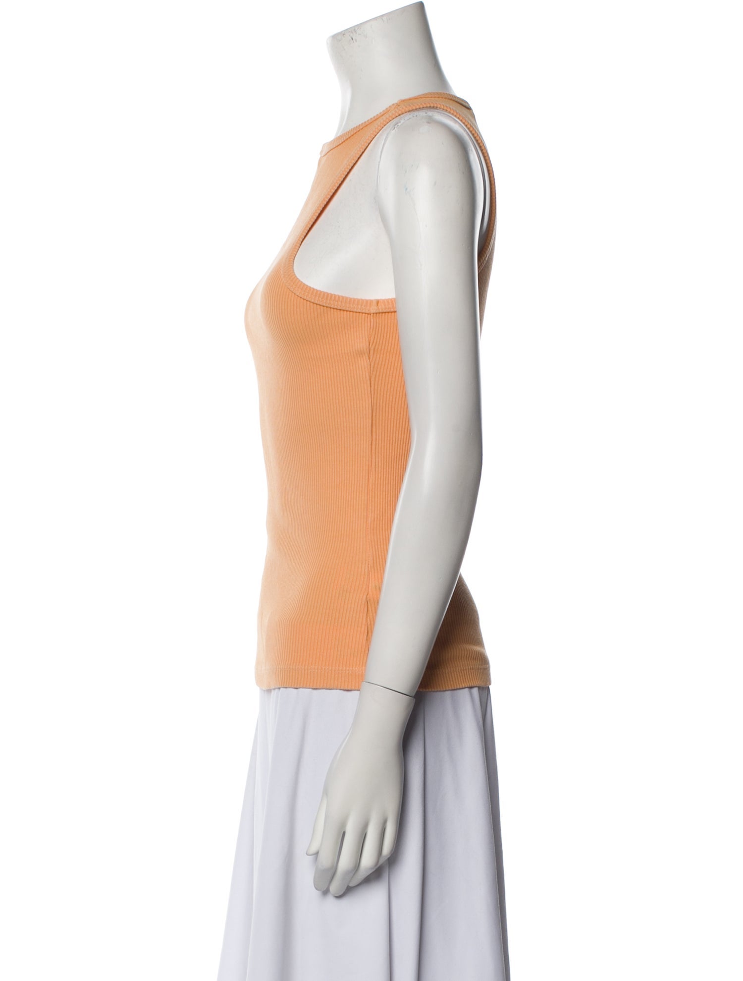 AGOLDE Crew Neck Sleeveless Top