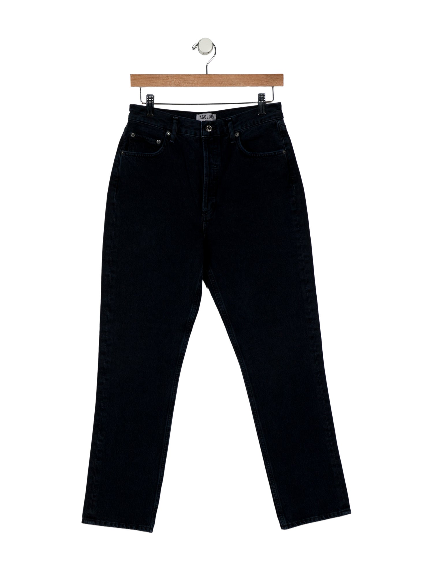 AGOLDE Mid-Rise Straight Leg Jeans