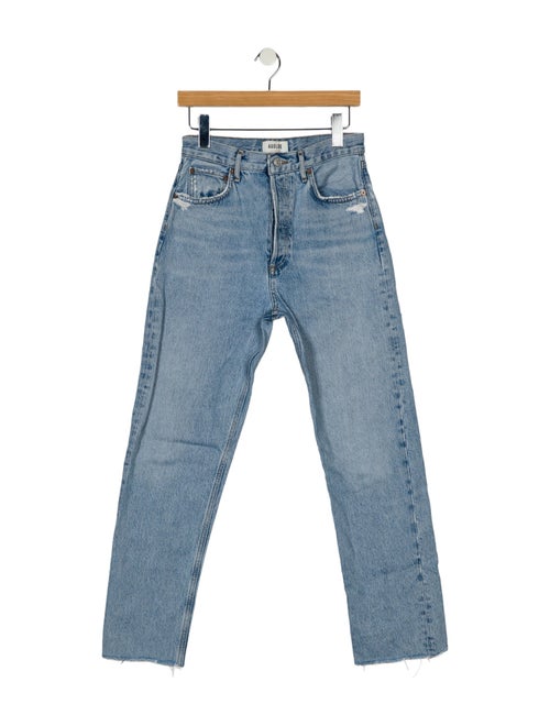 AGOLDE High-Rise Straight Leg Jeans