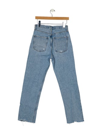 AGOLDE High-Rise Straight Leg Jeans