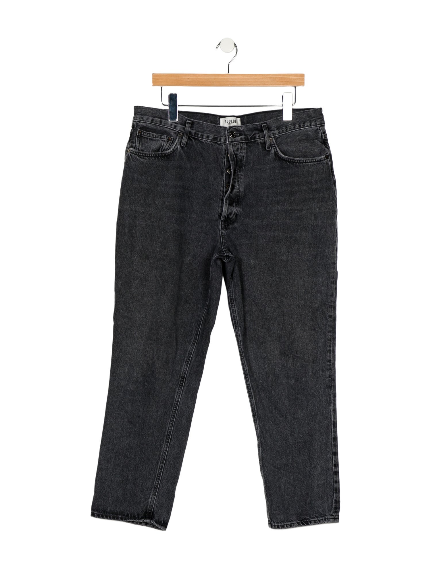 AGOLDE High-Rise Straight Leg Jeans