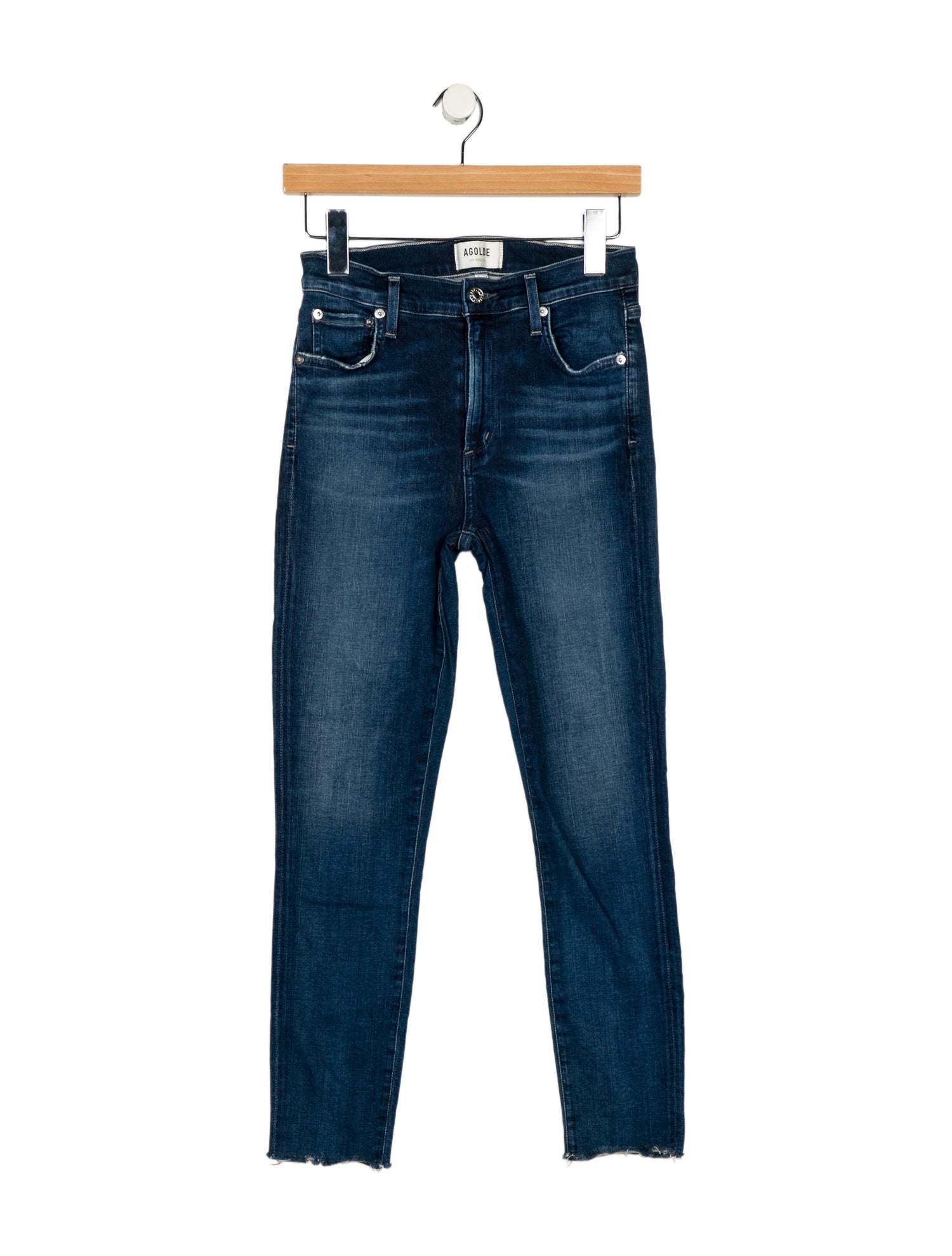 AGOLDE Mid-Rise Skinny Leg Jeans