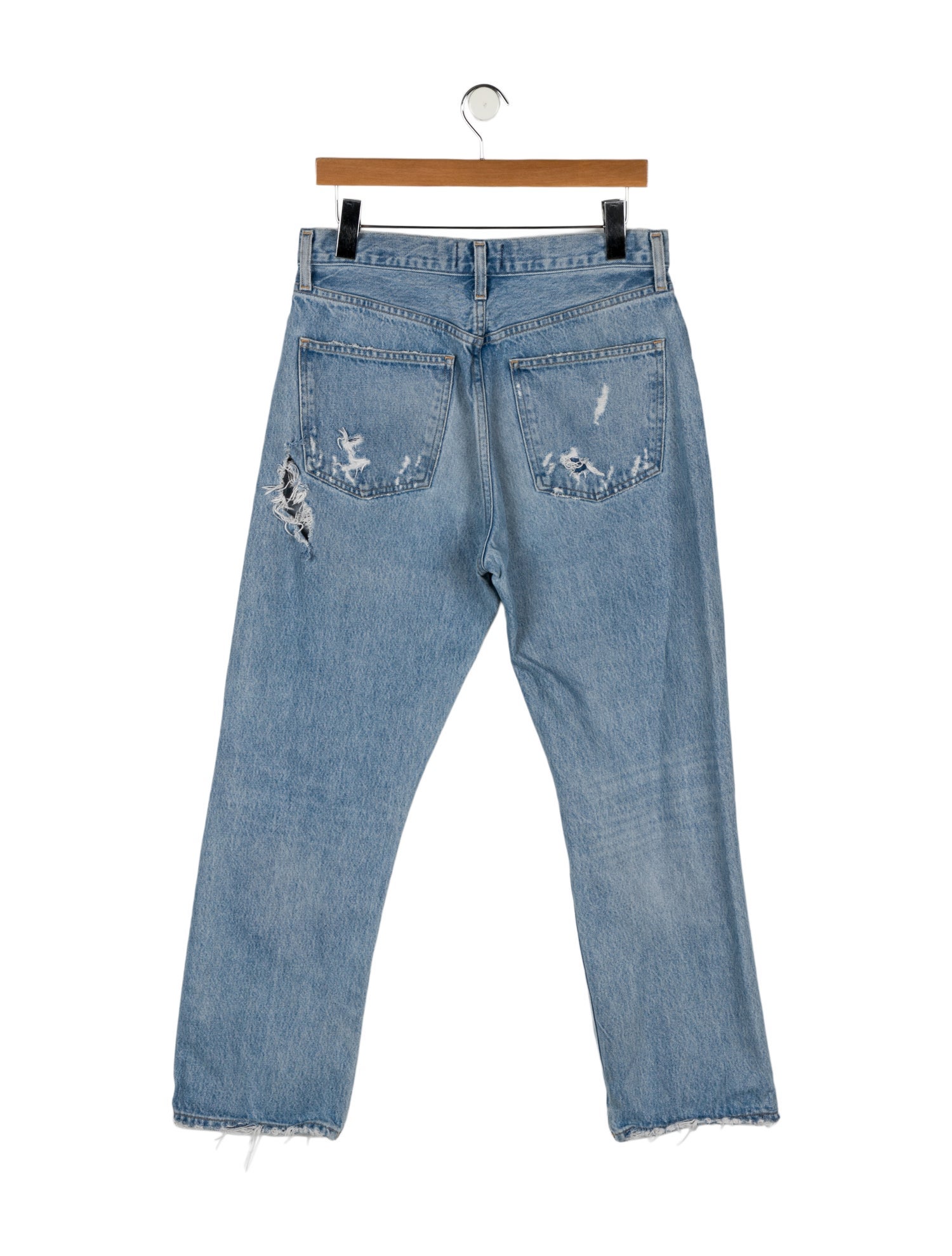 AGOLDE High-Rise Straight Leg Jeans