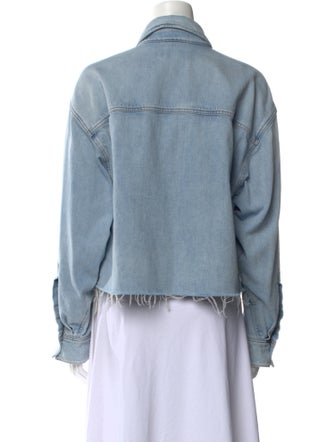 AGOLDE Long Sleeve Button-Up Top