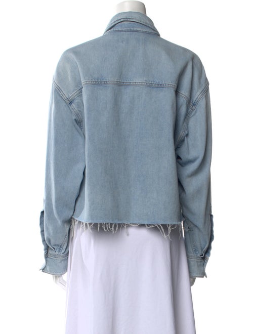 AGOLDE Long Sleeve Button-Up Top