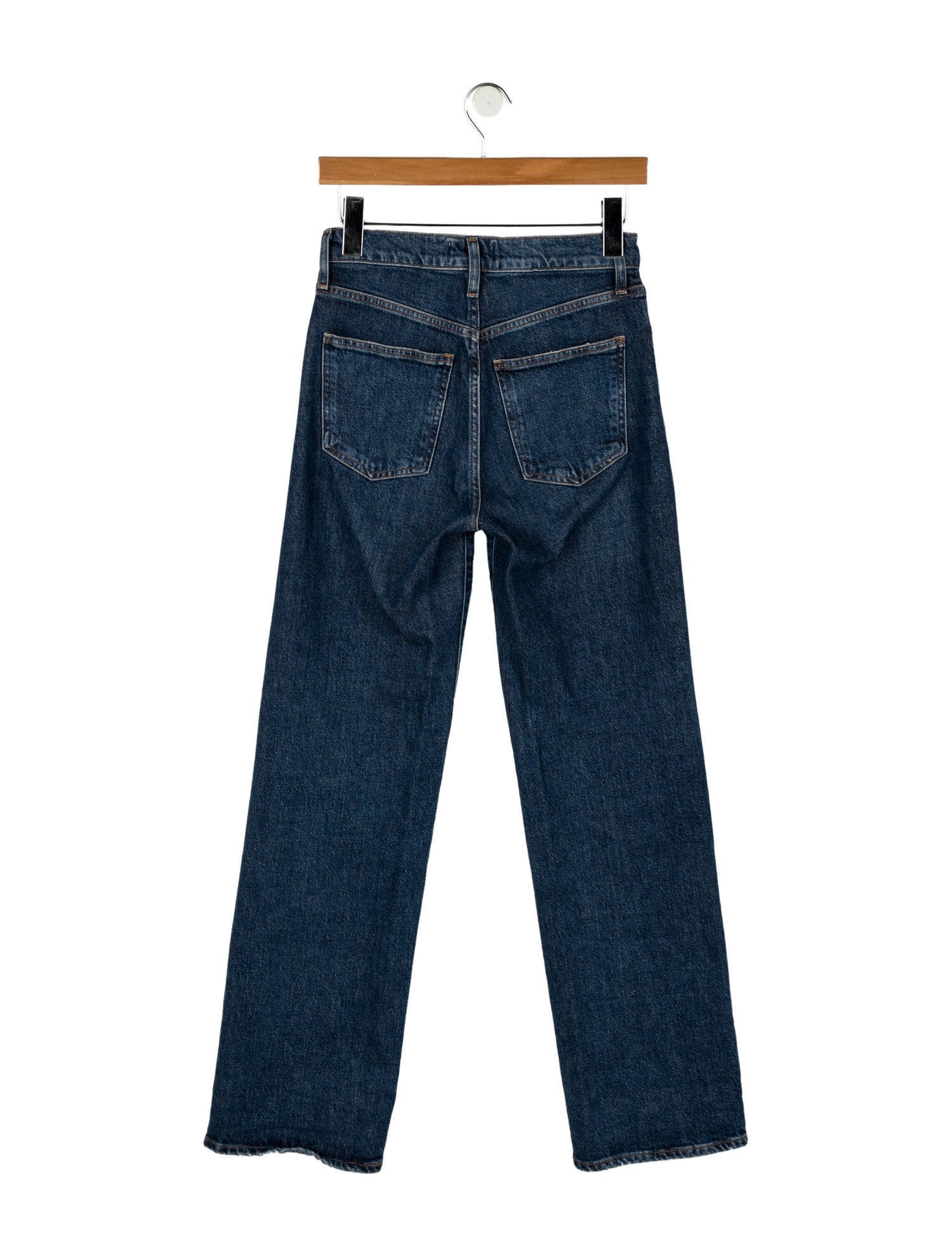 AGOLDE Mid-Rise Straight Leg Jeans