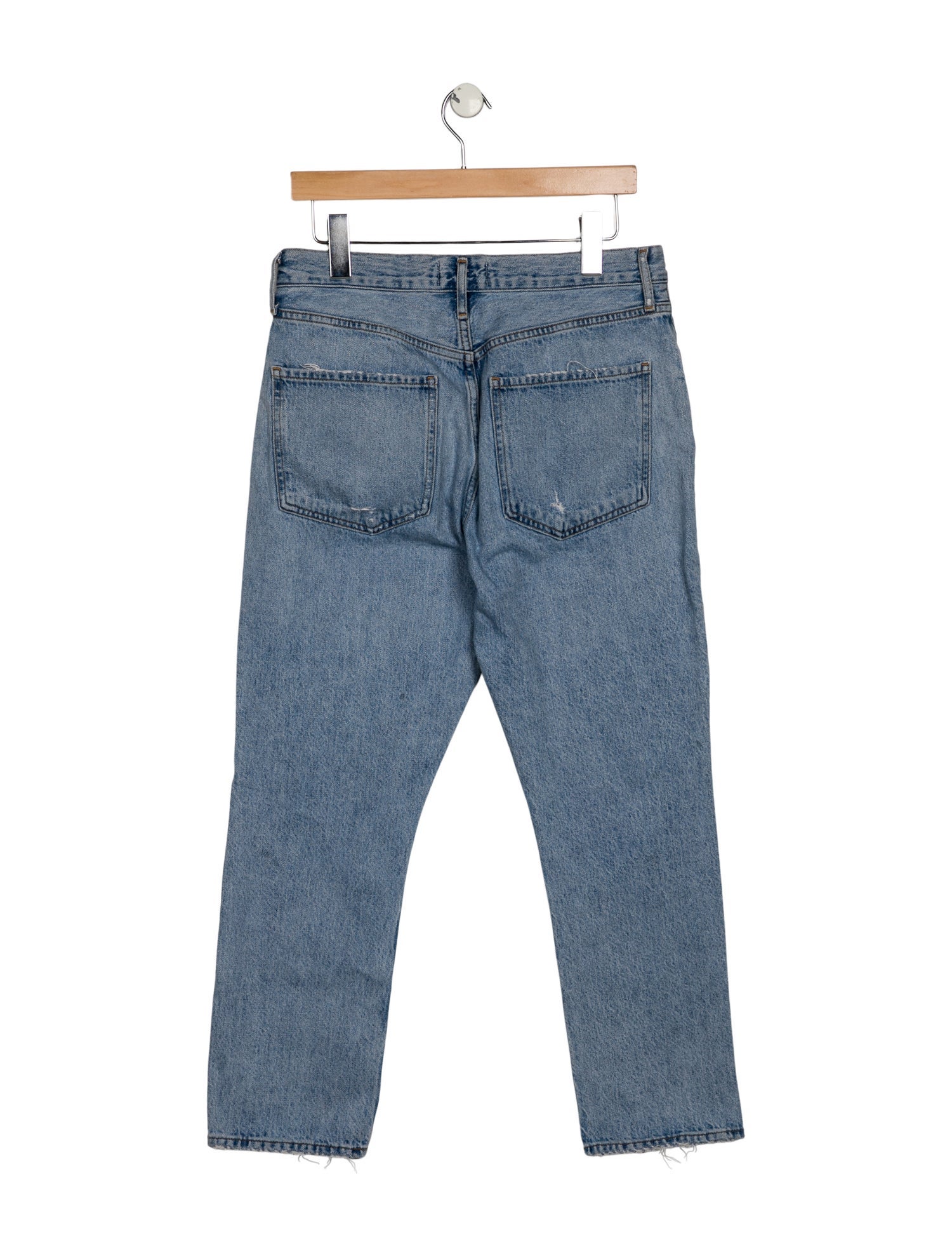 AGOLDE High-Rise Straight Leg Jeans
