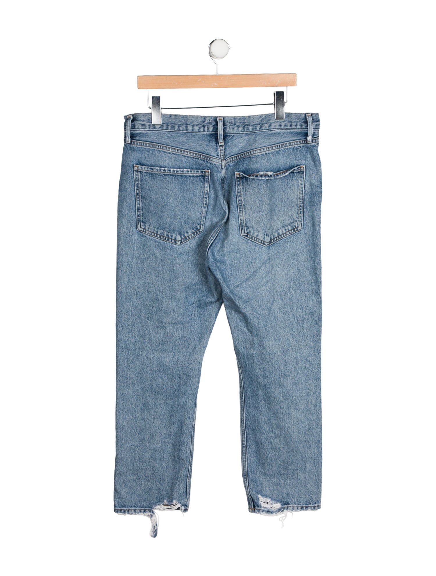 AGOLDE High-Rise Straight Leg Jeans
