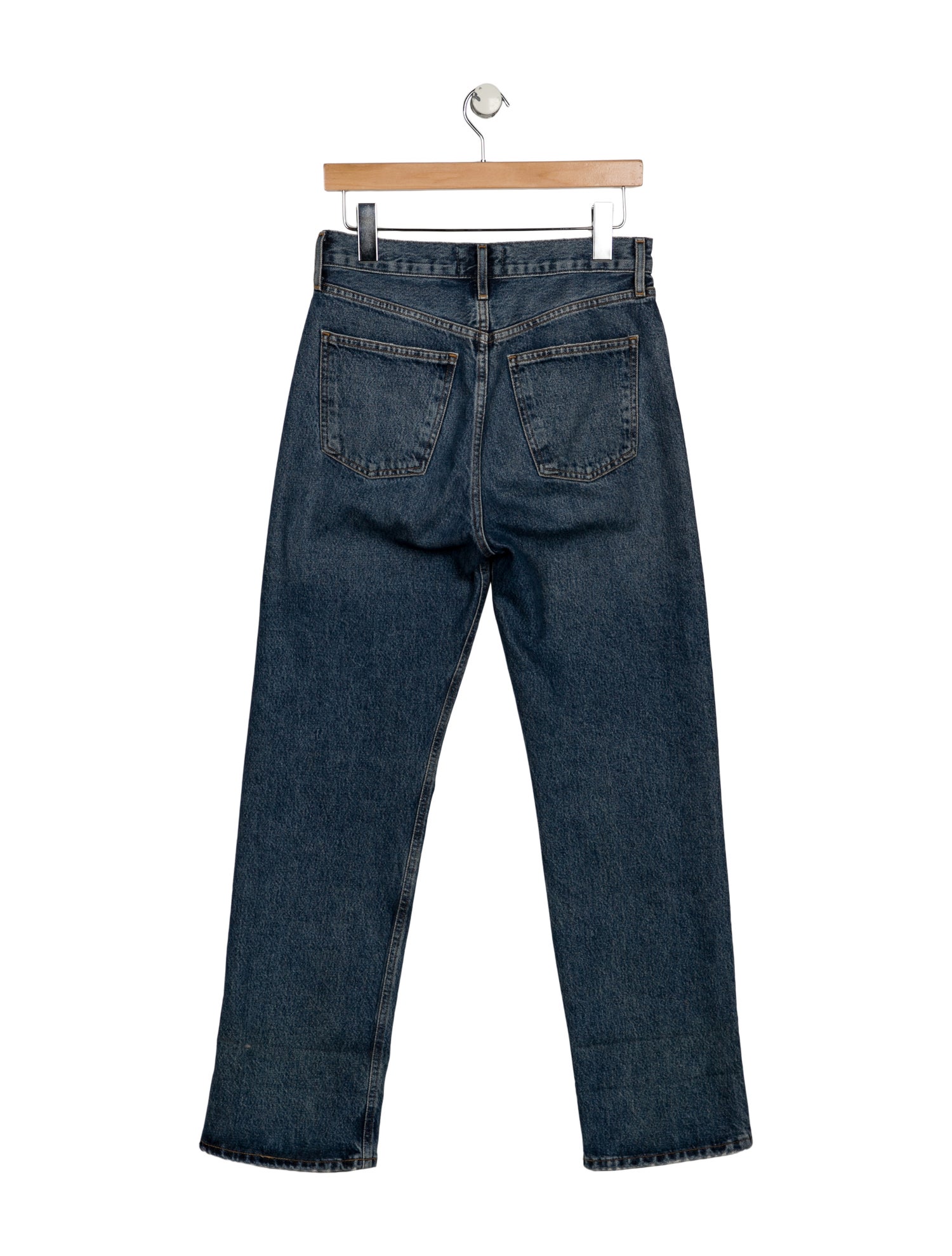 AGOLDE High-Rise Straight Leg Jeans