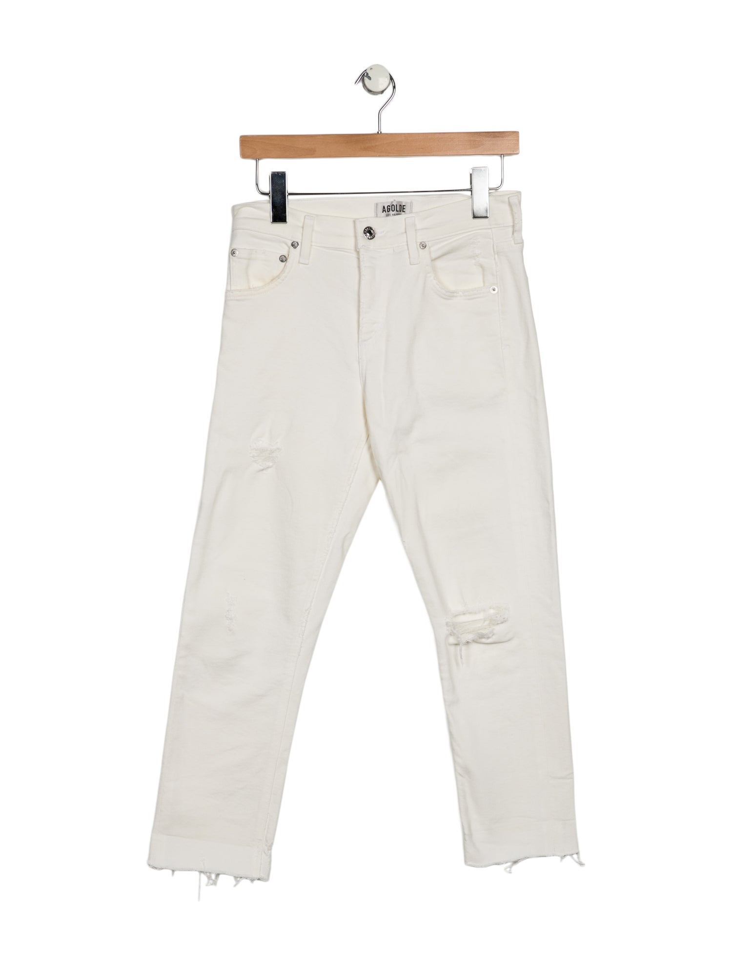 AGOLDE Mid-Rise Skinny Leg Jeans