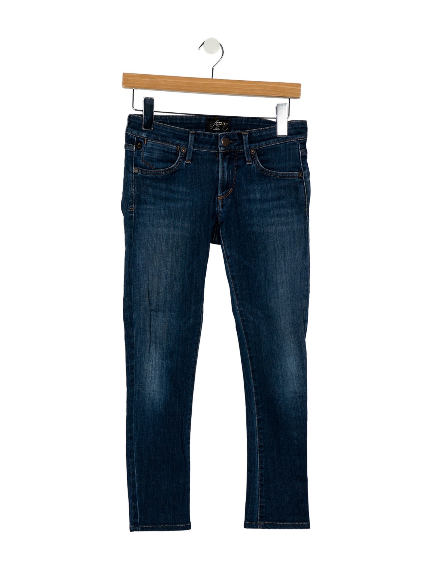 AGOLDE Low-Rise Skinny Leg Jeans