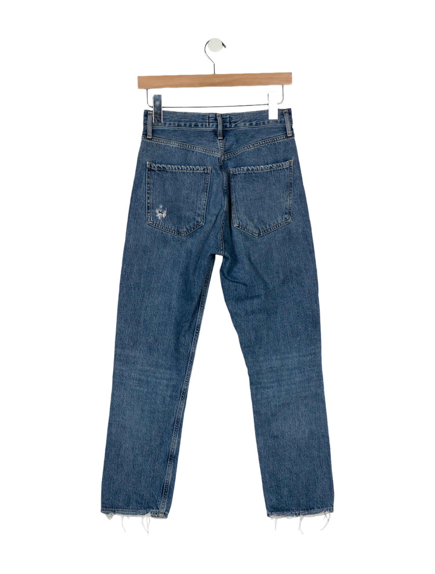 AGOLDE Mid-Rise Skinny Leg Jeans