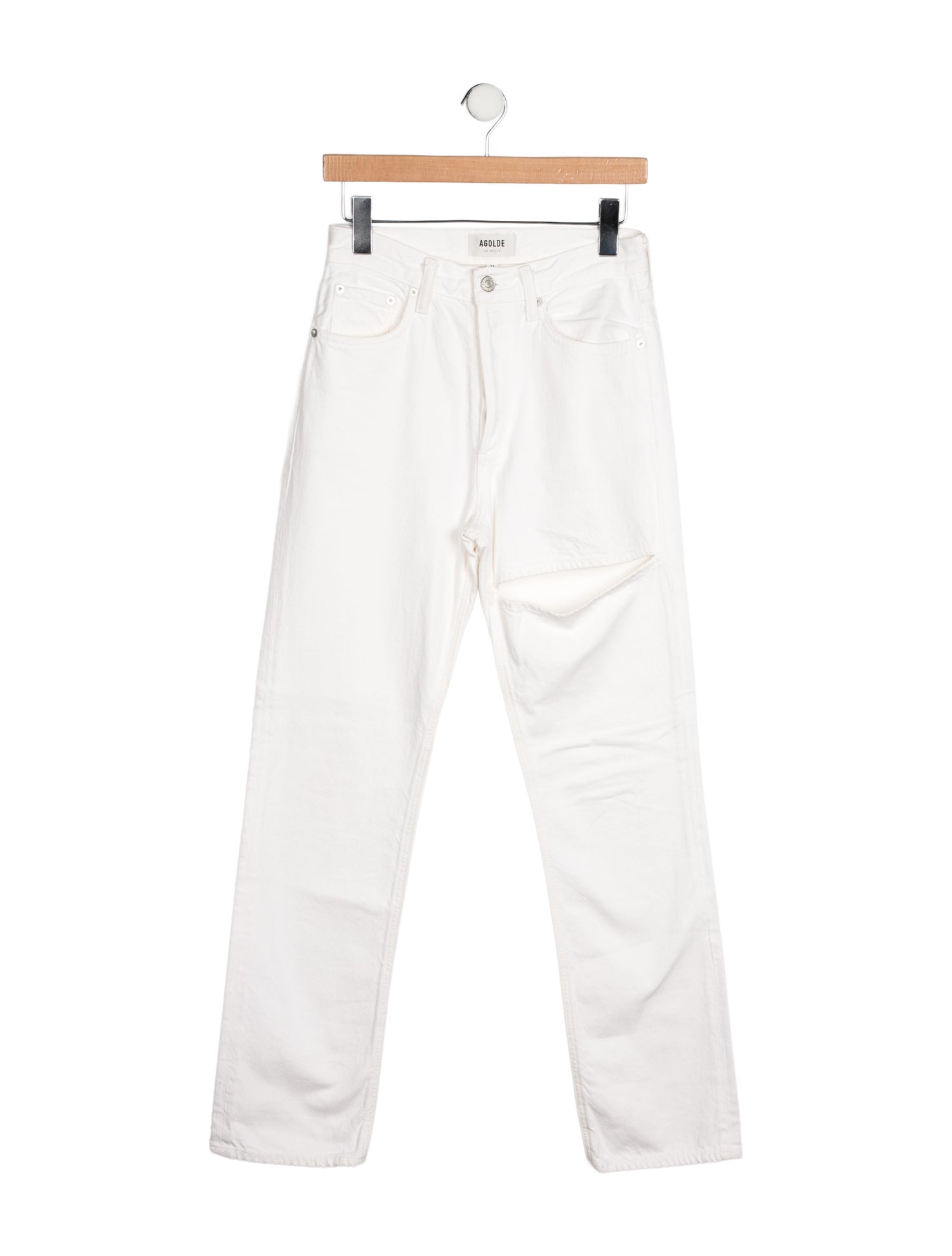 AGOLDE High-Rise Straight Leg Jeans