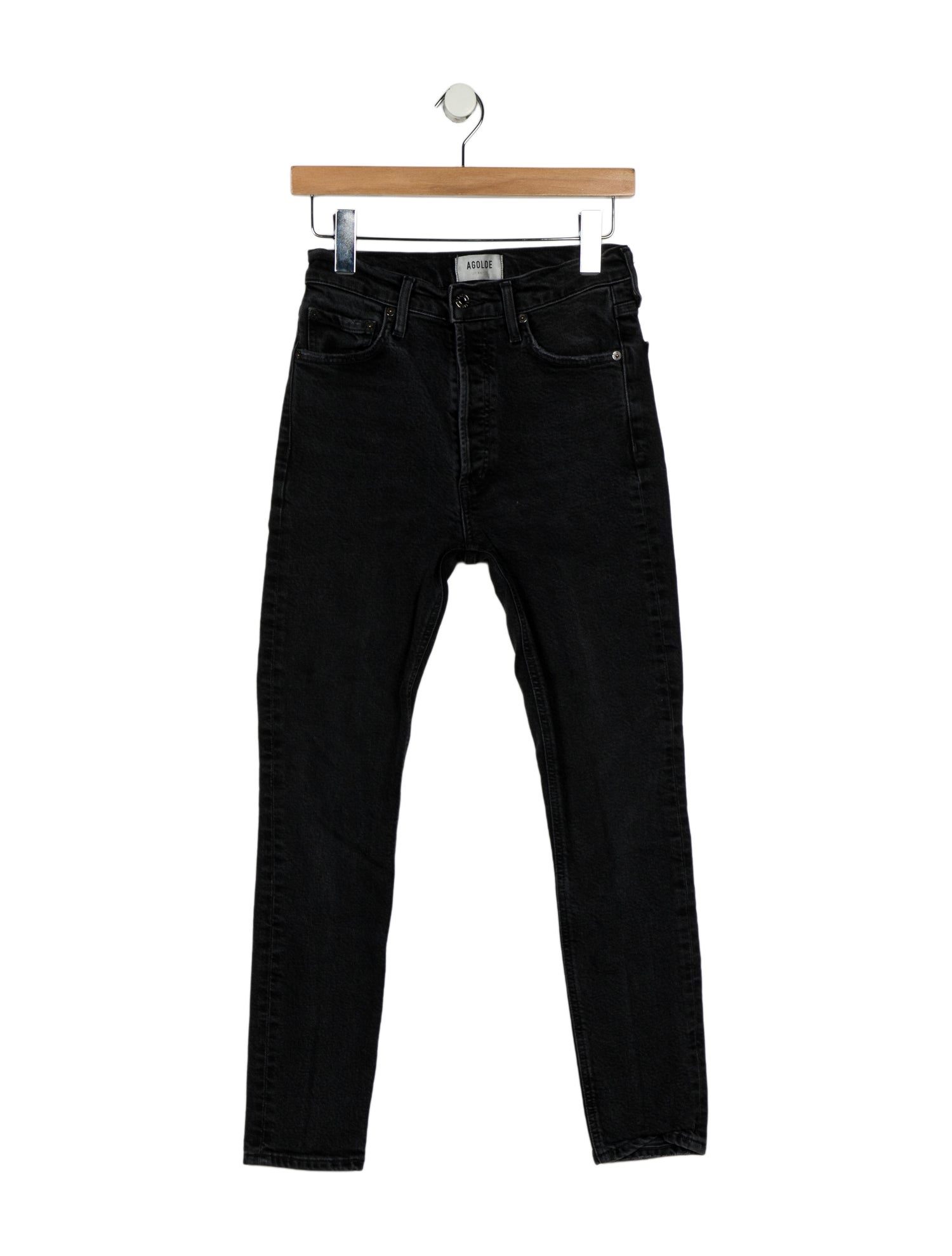 AGOLDE Mid-Rise Skinny Leg Jeans