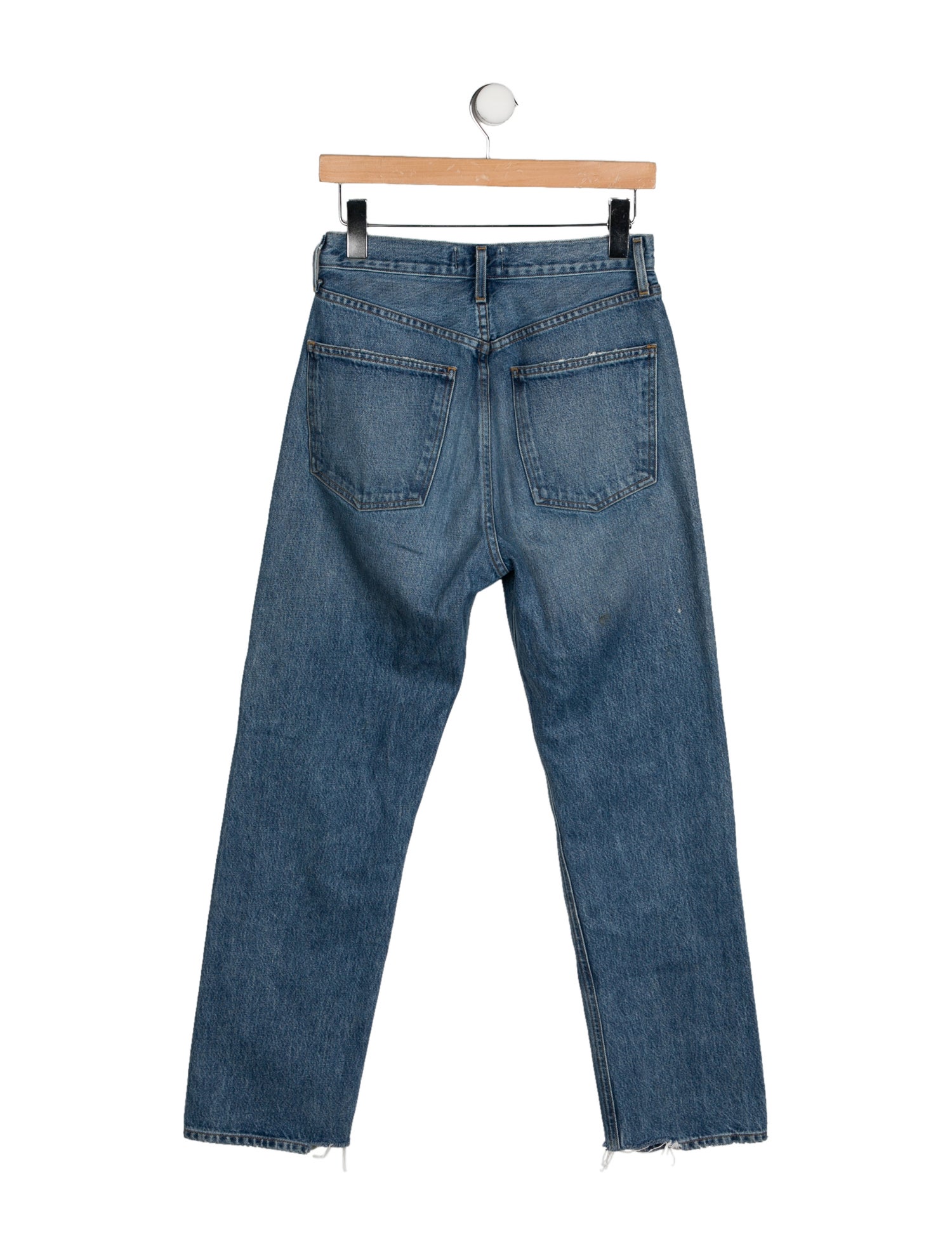 AGOLDE High-Rise Straight Leg Jeans