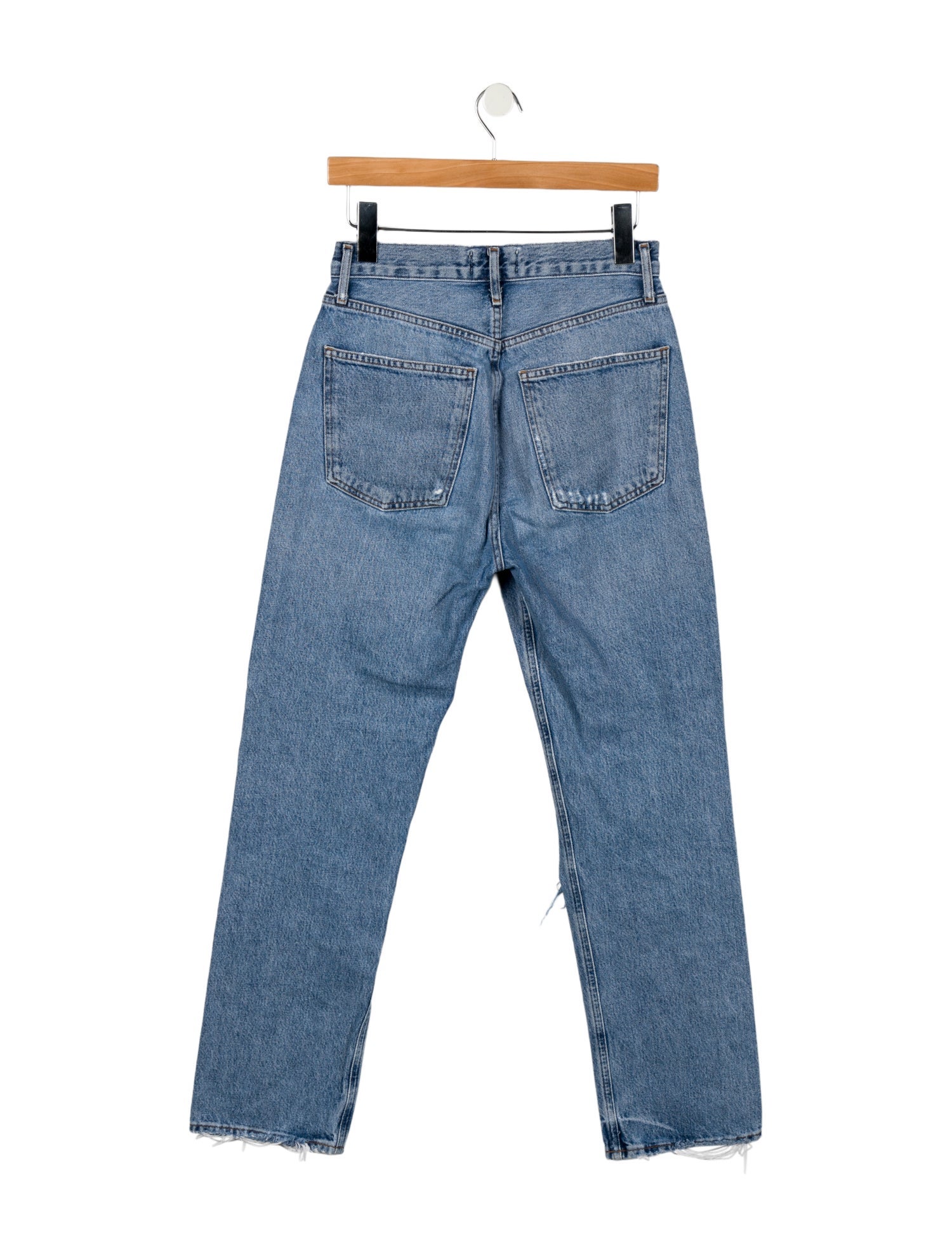 AGOLDE High-Rise Straight Leg Jeans