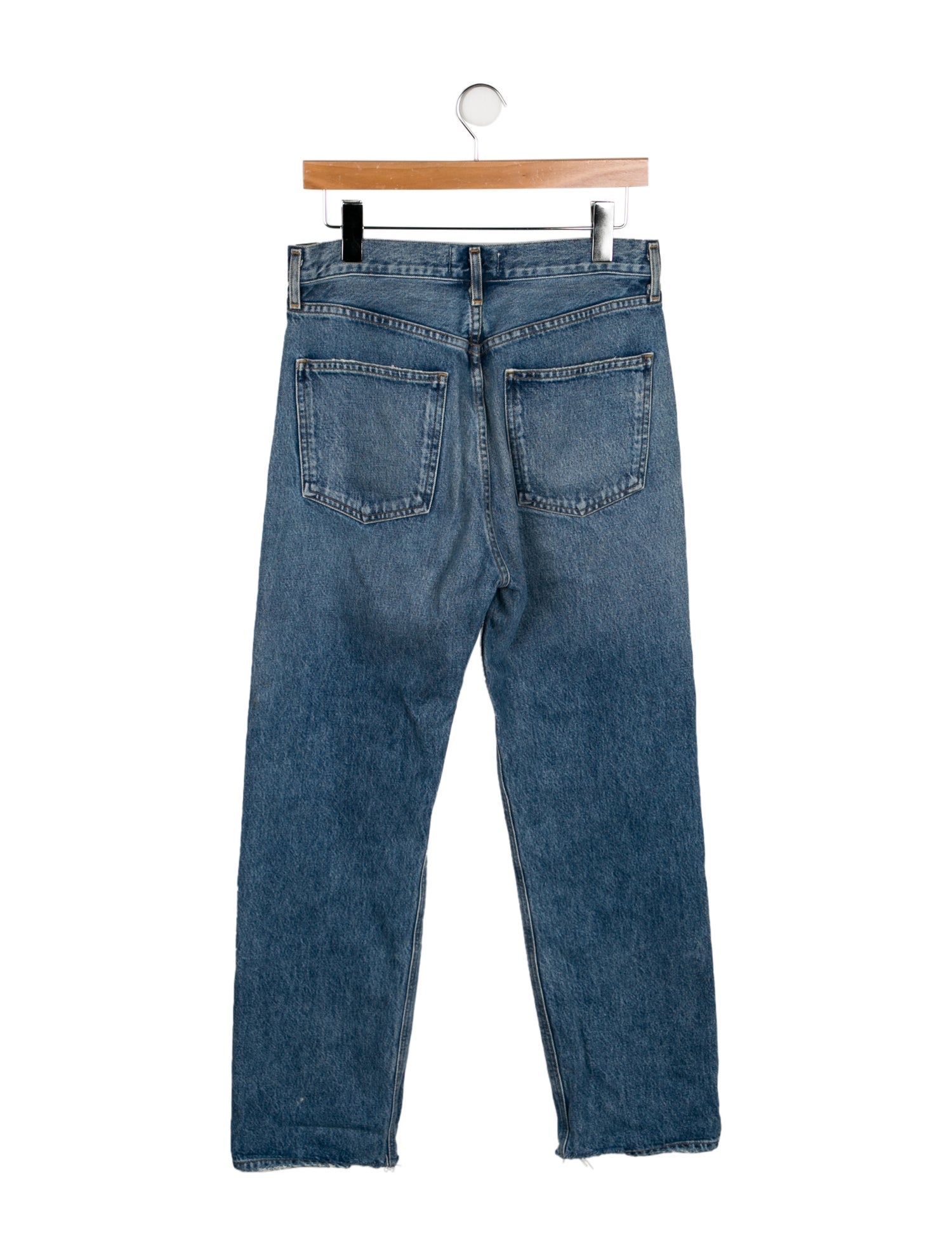 AGOLDE High-Rise Straight Leg Jeans