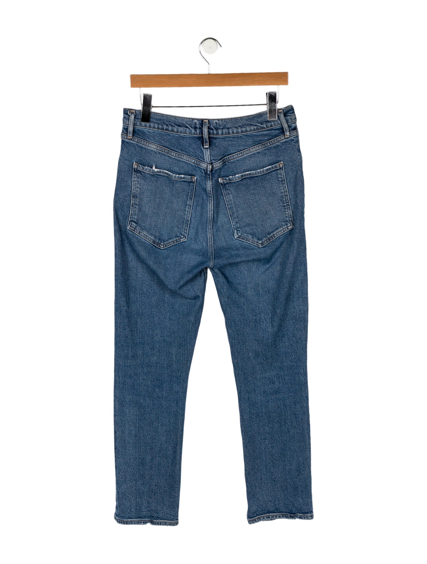 AGOLDE High-Rise Straight Leg Jeans