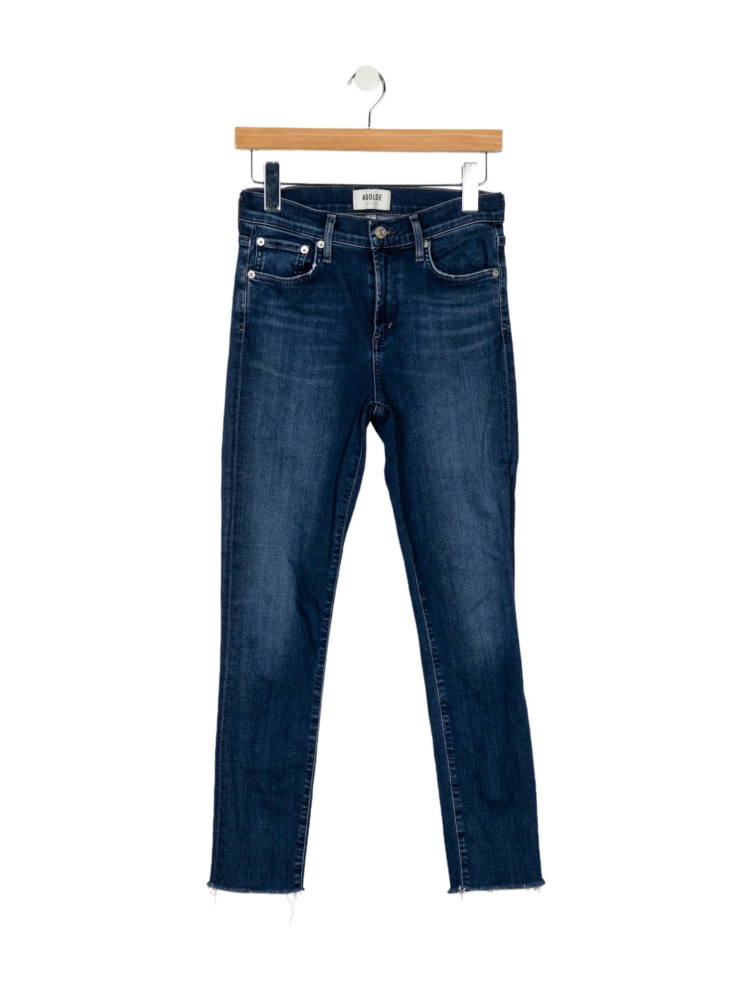 AGOLDE Mid-Rise Skinny Leg Jeans