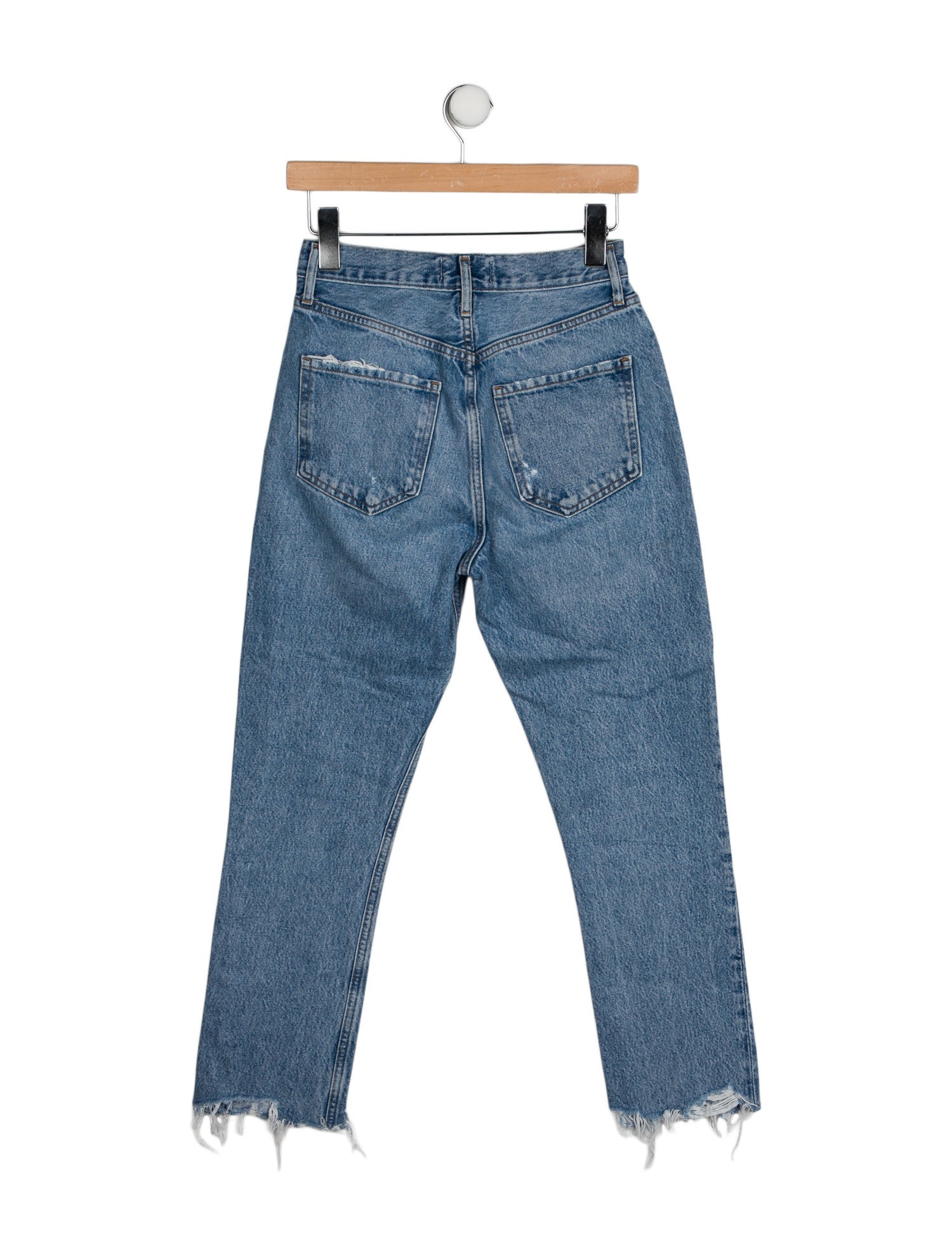 AGOLDE High-Rise Straight Leg Jeans