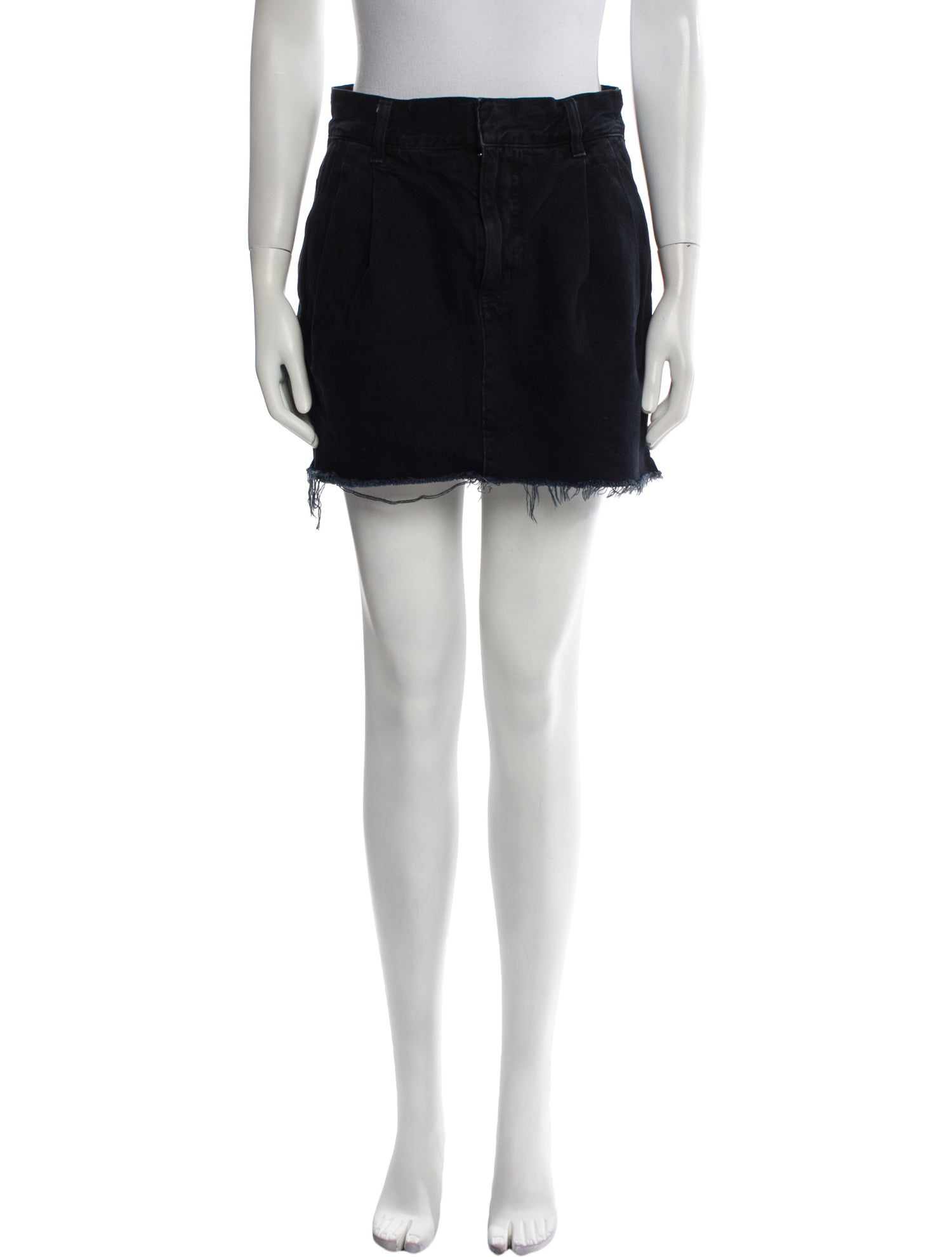 AGOLDE Distressed Accents Mini Skirt